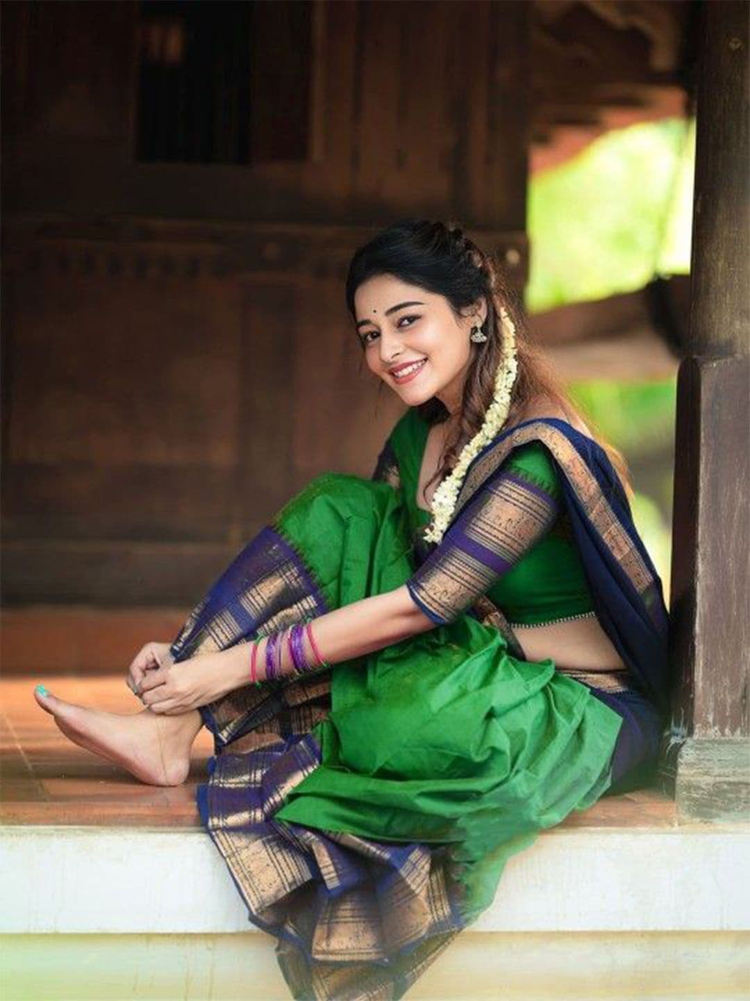SWAMI STUDIO Semi-Stitched Silk Lehenga & Unstitched Blouse With Dupatta - view 1