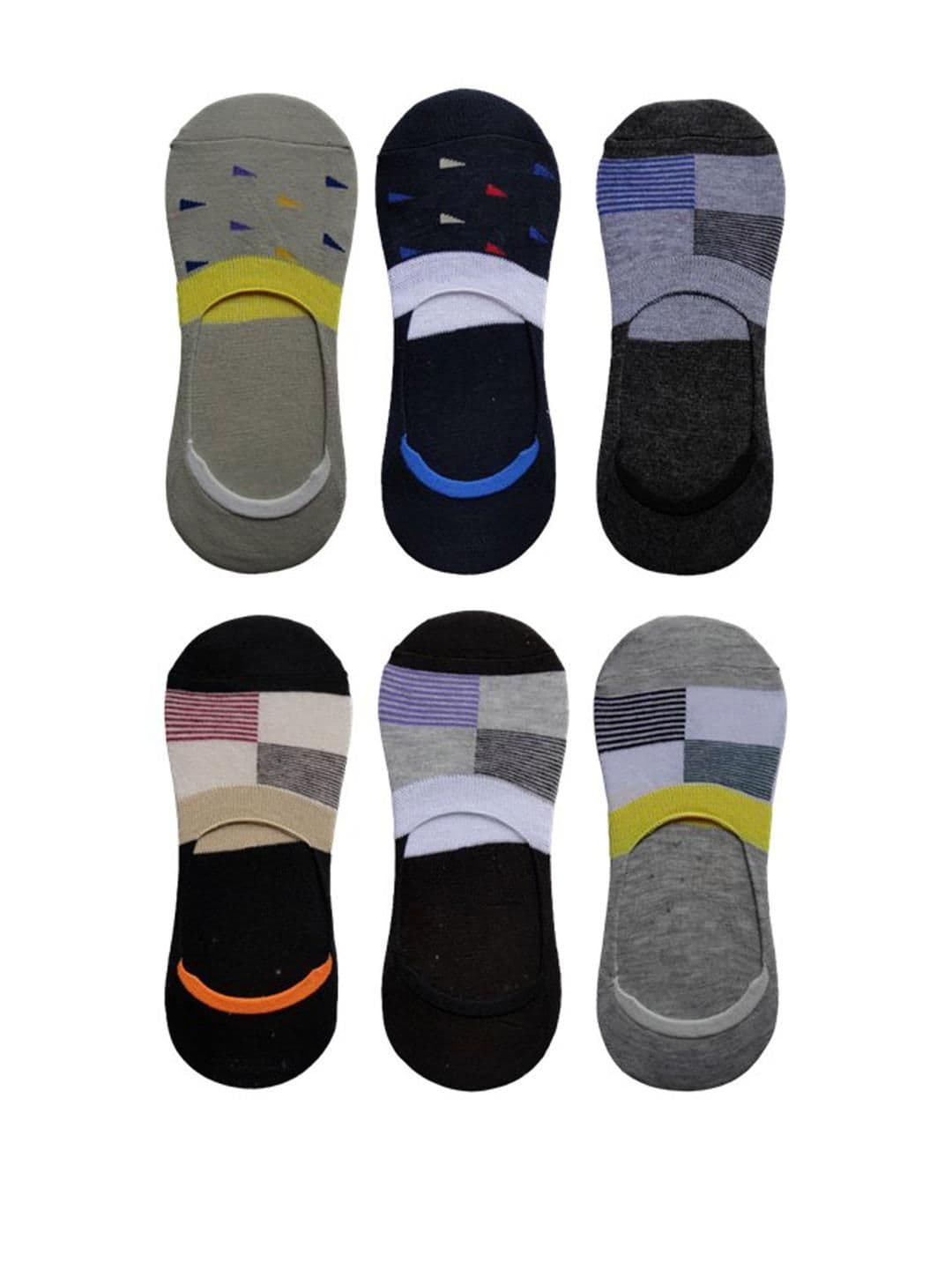 VOICI Pack Of 6 Shoe Liners Socks - view 1