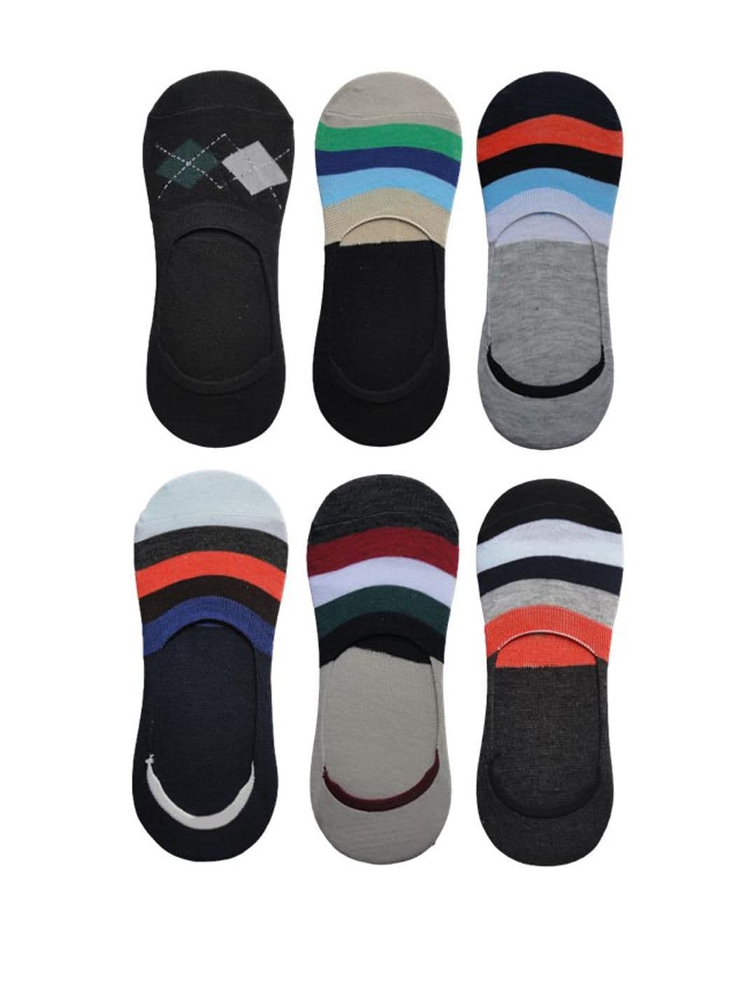VOICI Pack of 6 Low Cut No Show Loafer Socks - view 1