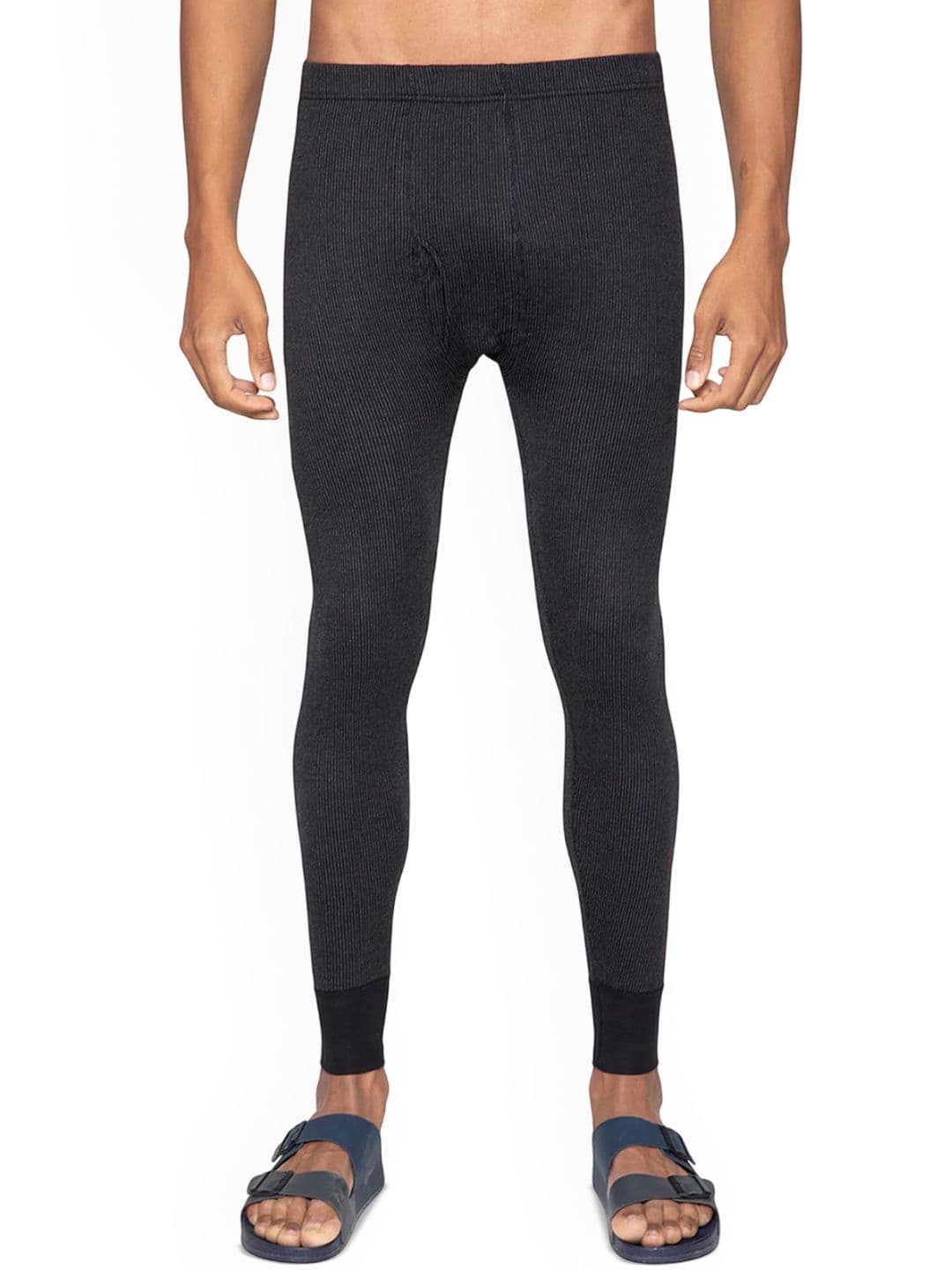 Sporto By Macho Men Pack Of 2 Striped Snug-Fit Thermal Bottoms - view 1