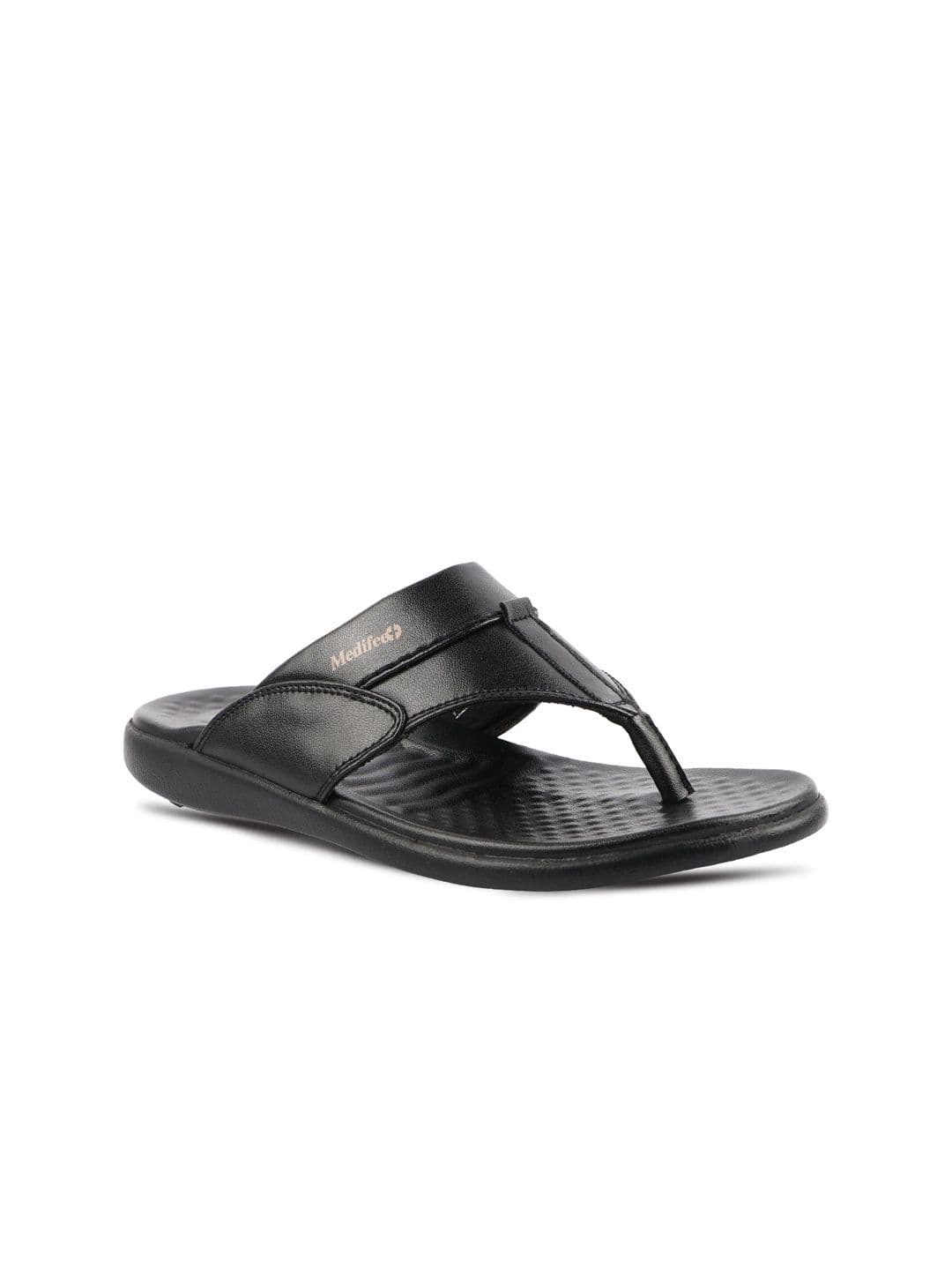 MEDIFEET Men Solid Thong Flip-Flops - view 1