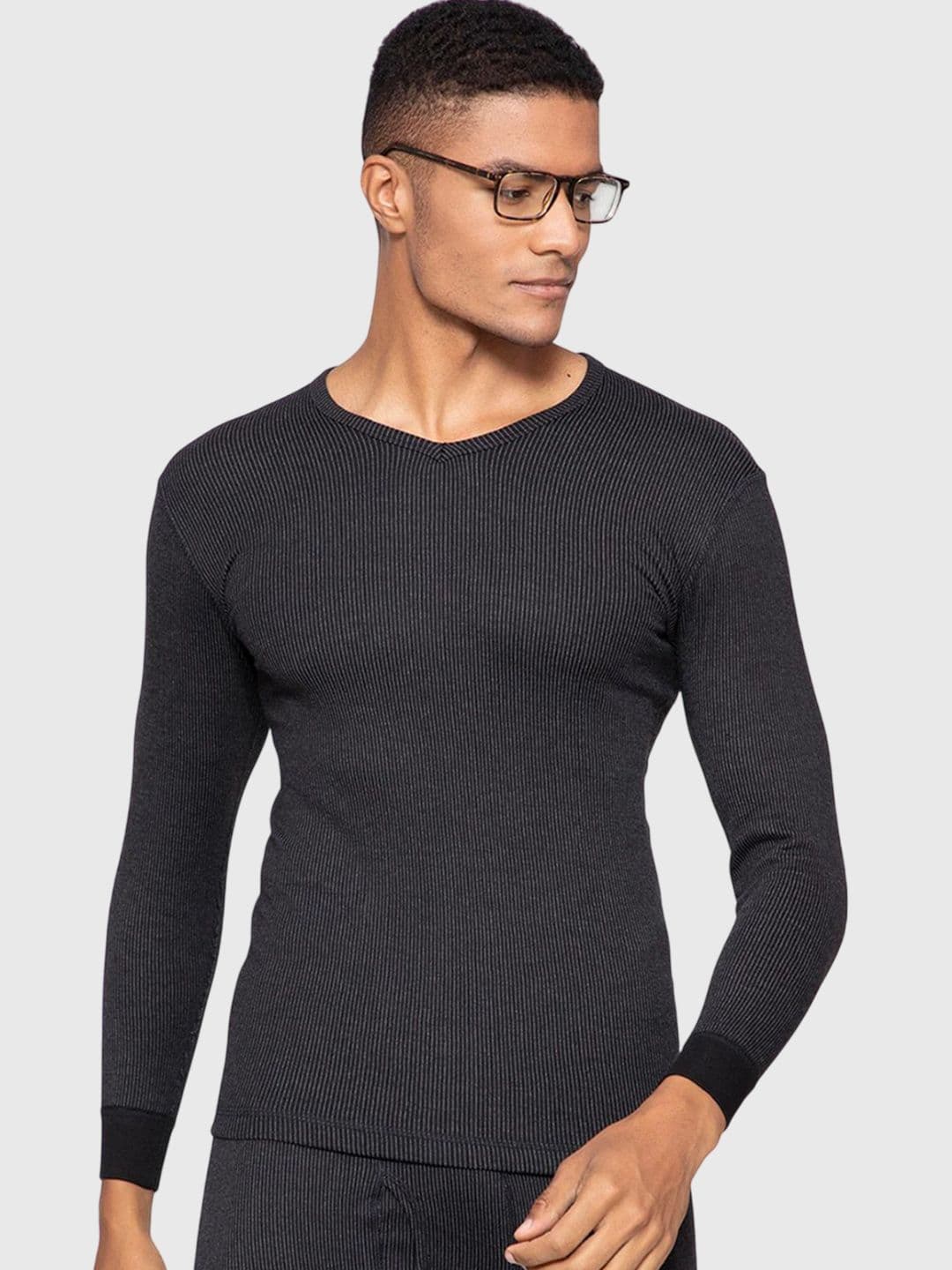 Sporto by Macho Pack Of 2 Round Neck Full Sleeves Thermal Tops - view 1