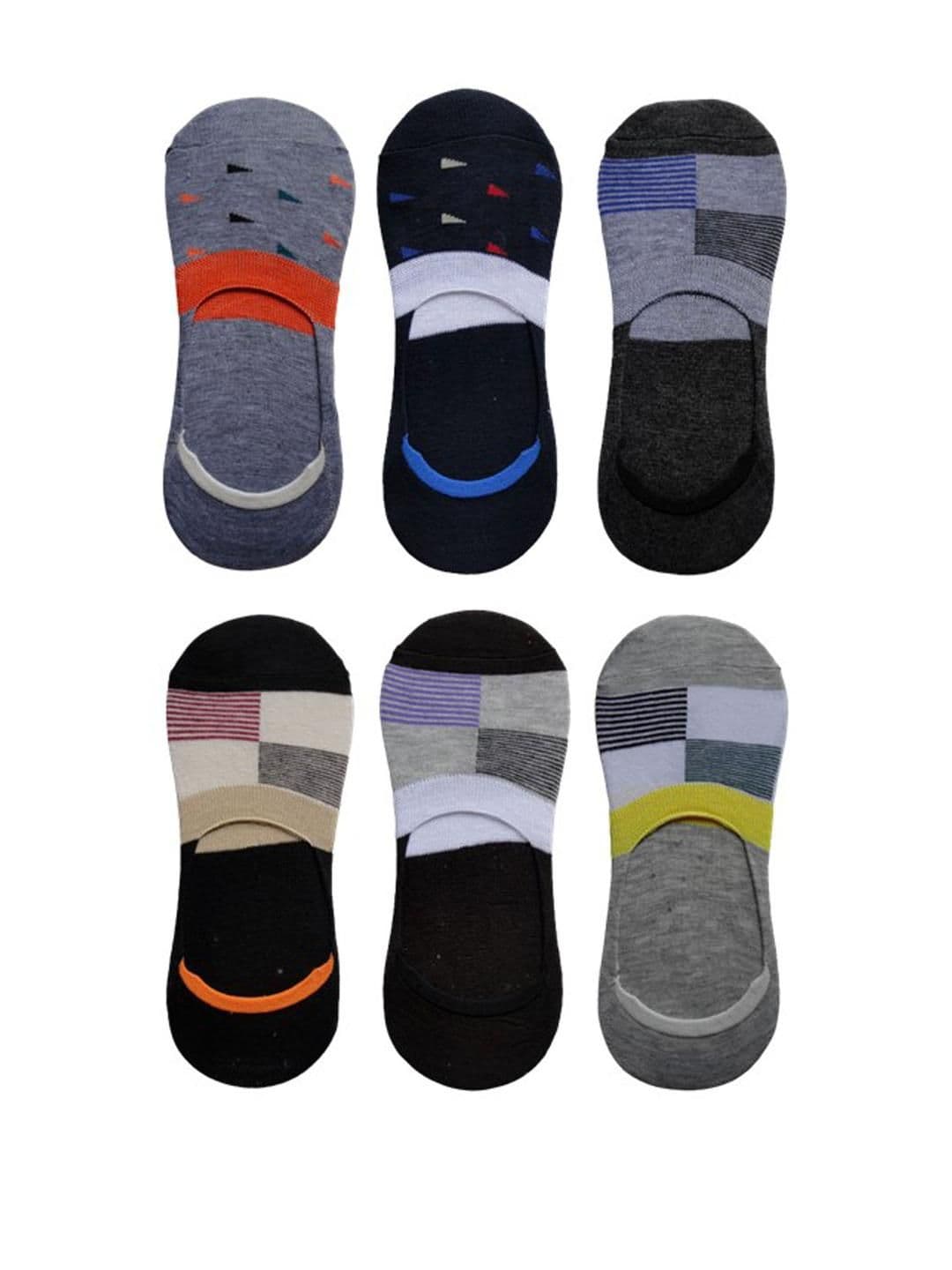 Voici Unisex Pair Of 6 No-Show Loafer Socks - view 1