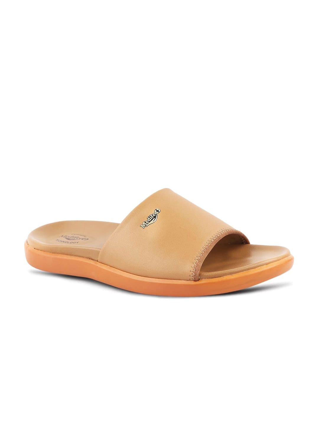MEDIFEET Men Solid Regular Sliders - view 1