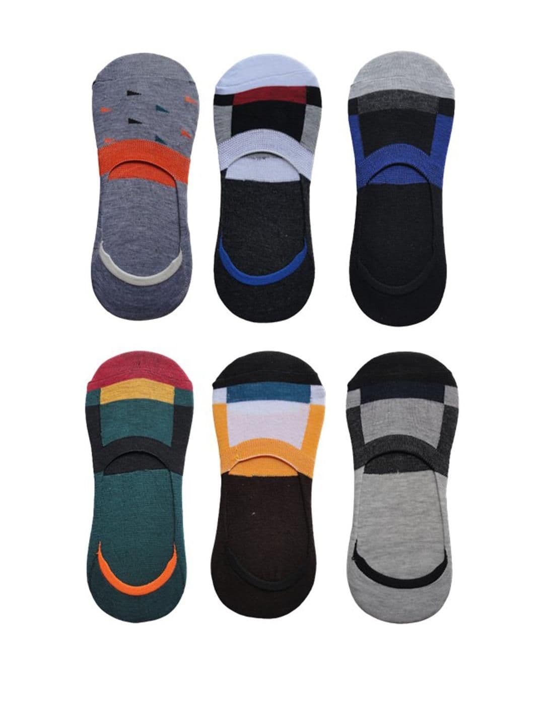 VOICI Pack Of 6 Shoe Liners Socks - view 1