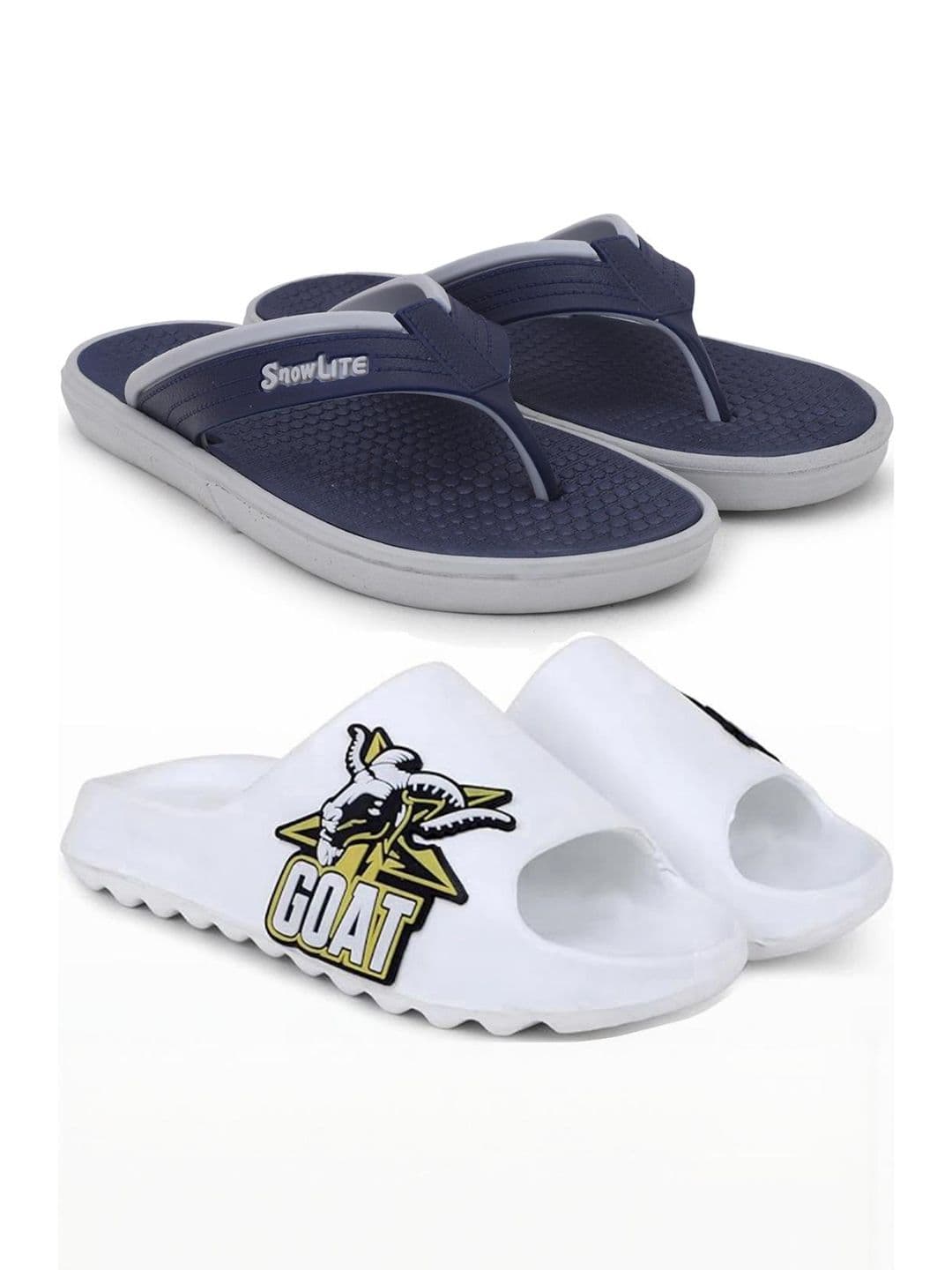 Pampy Angel Men Blue Flip Flops - view 1