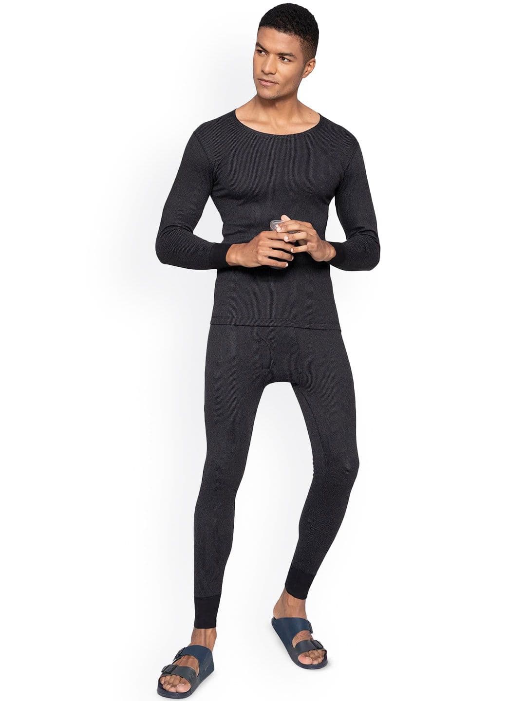 Sporto by Macho Round Neck Ribbed Thermal Set - view 1