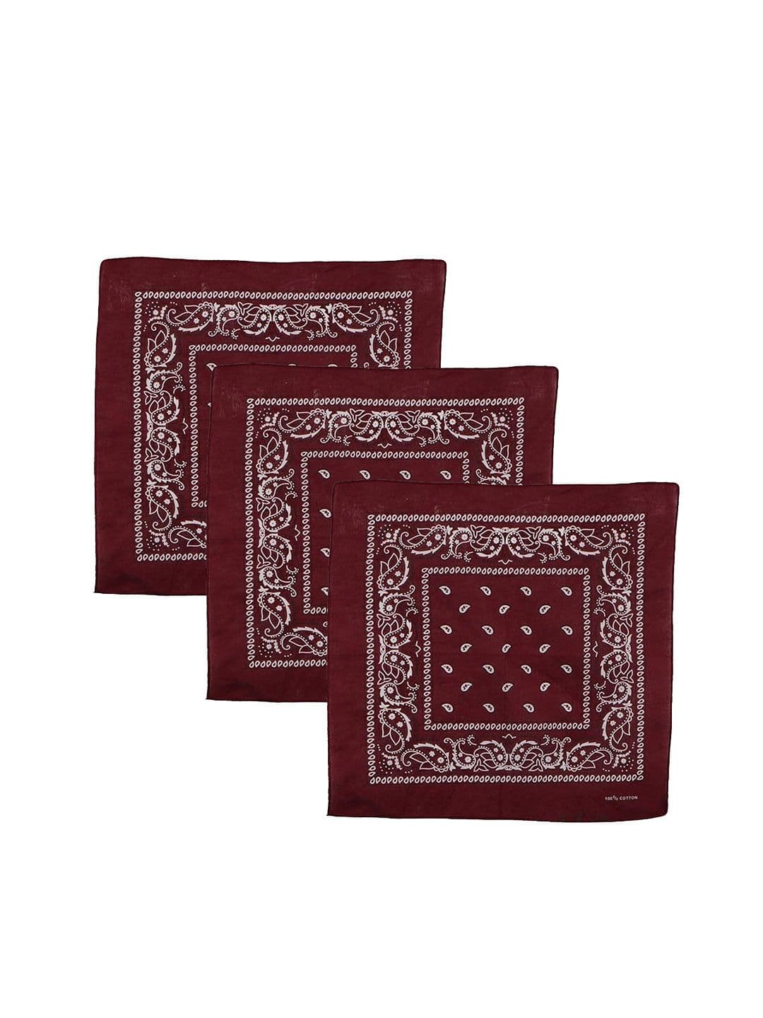 S4S Unisex Pack of 3 Pure Cotton Printed Bandana Headband - view 1