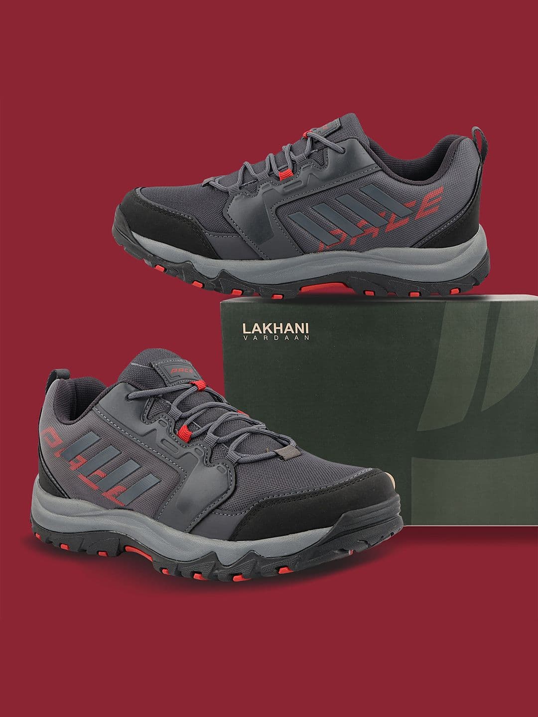 Lakhani Vardaan Men Walking Sports Shoes - view 1
