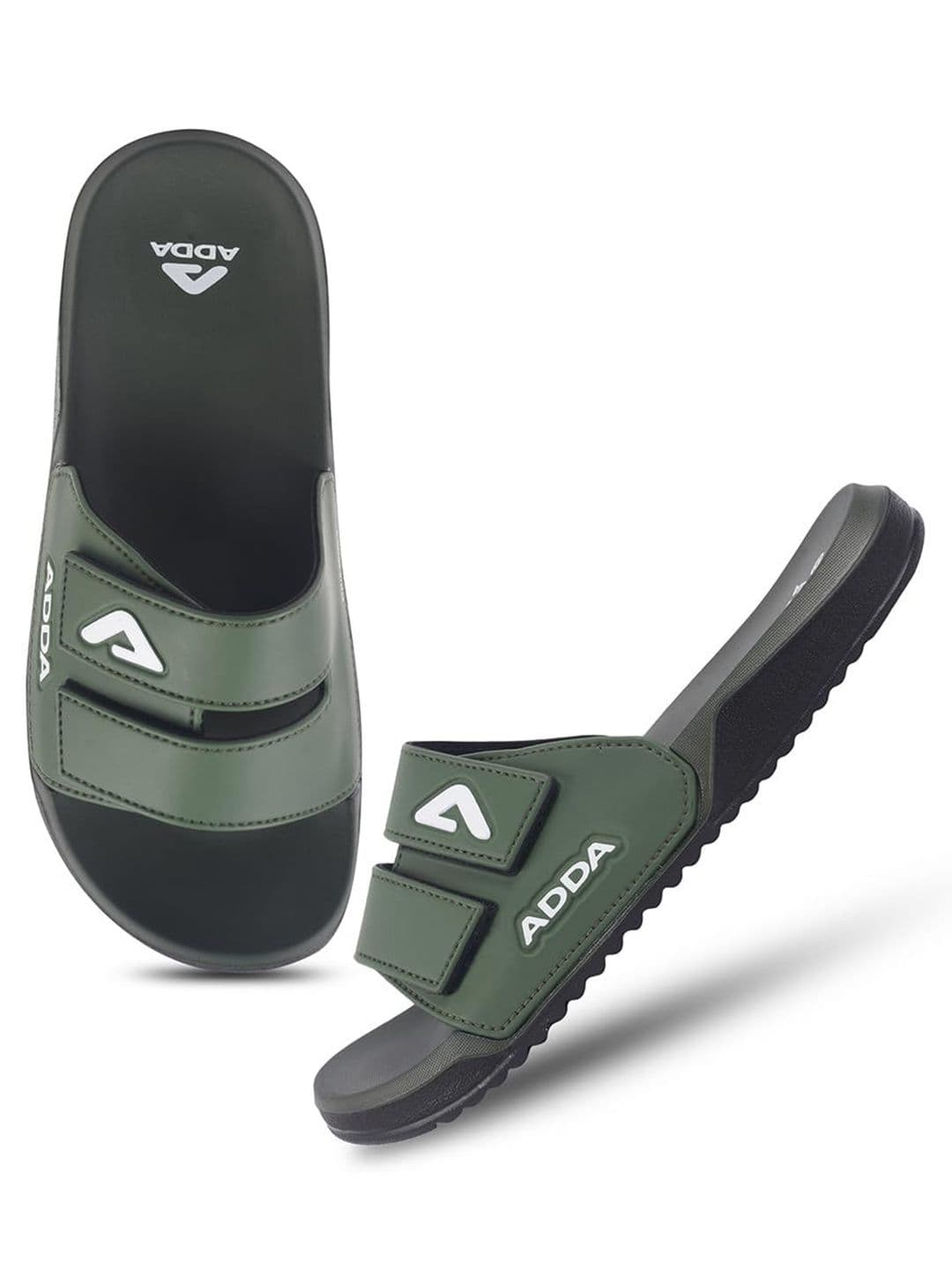 Adda Men Rubber Sliders - view 1