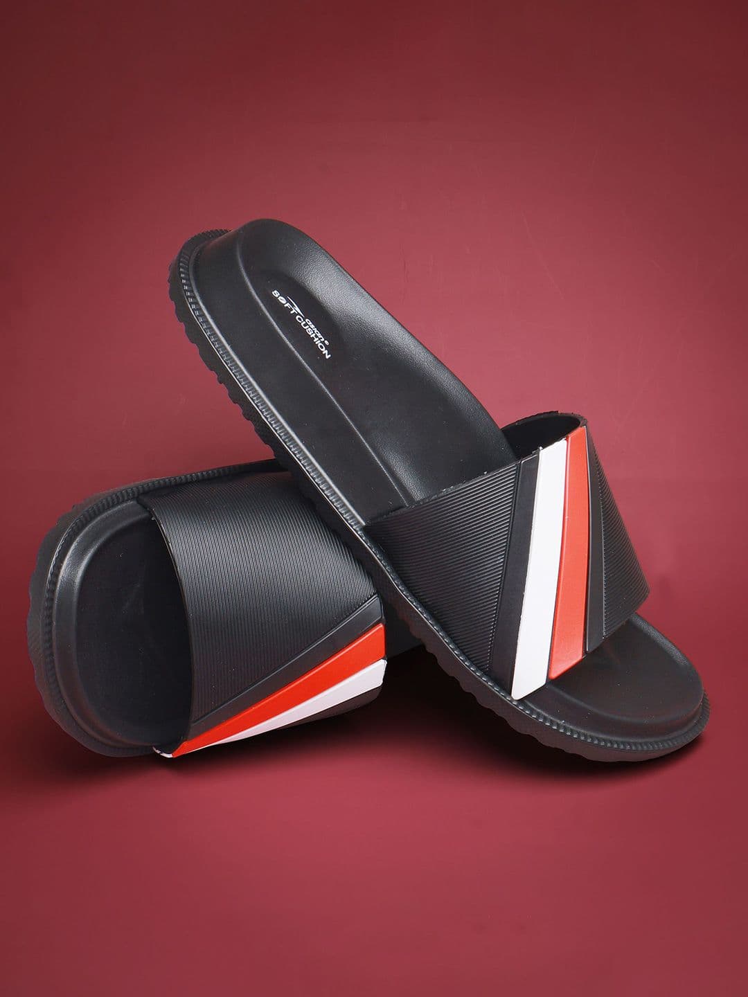 ASIAN Men Striped Slip-On - view 1