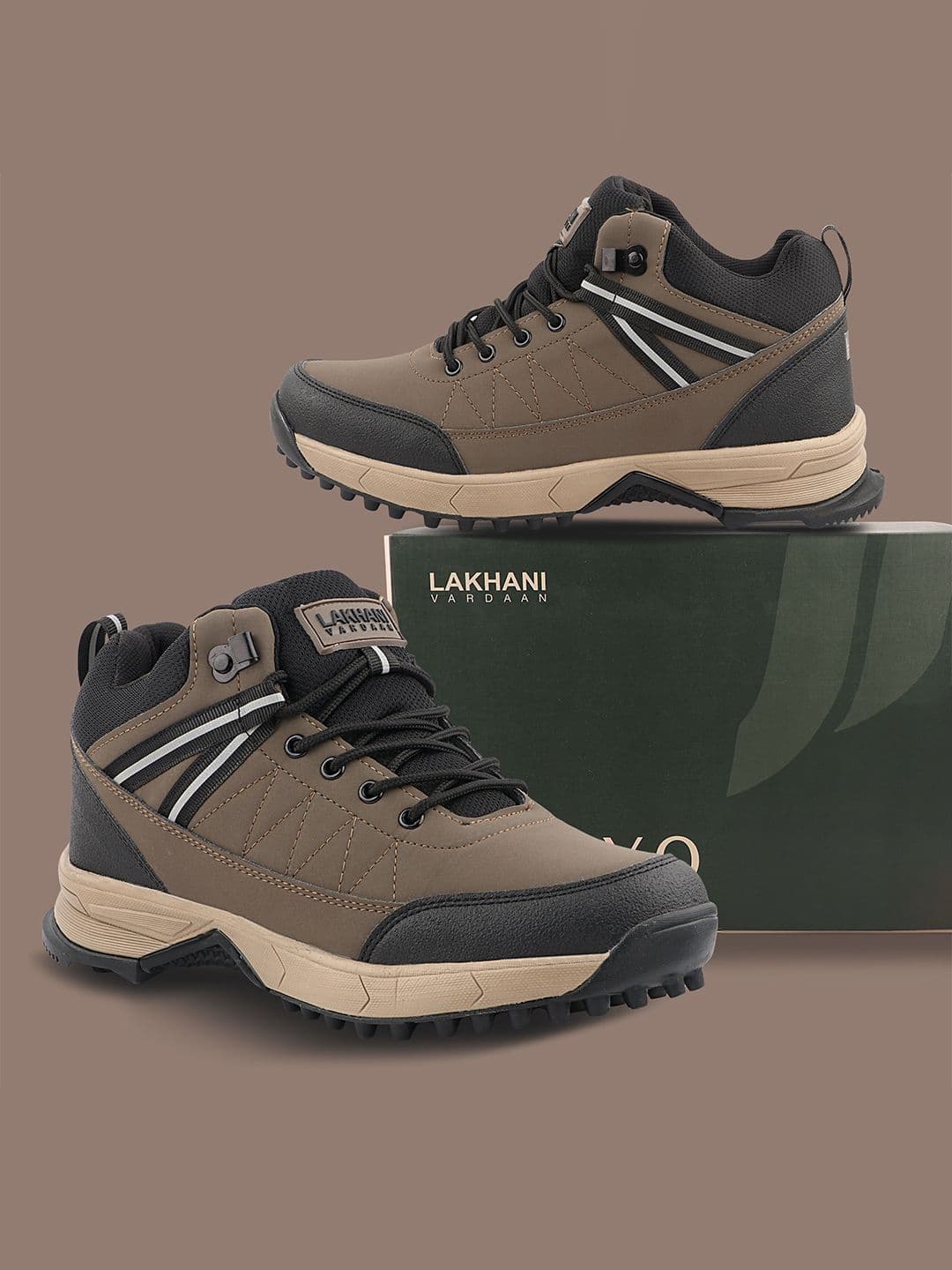 Lakhani Vardaan Men Lace-Ups Sports Trekking Shoes - view 1