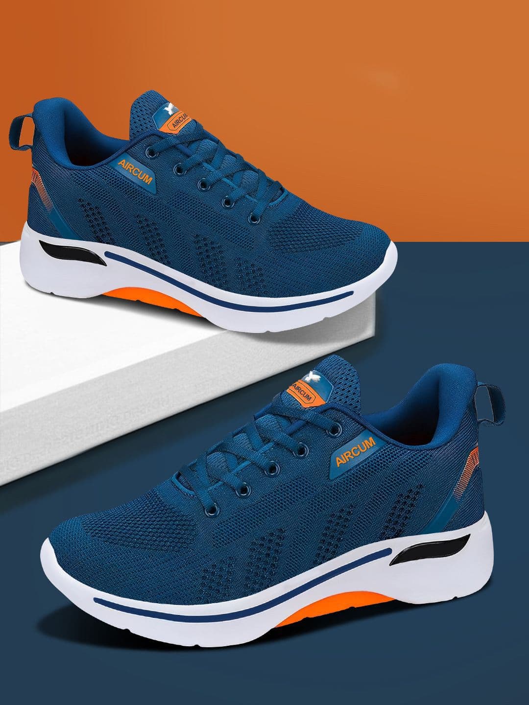 Aircum Men Mesh Walking Non-Marking Shoes - view 1