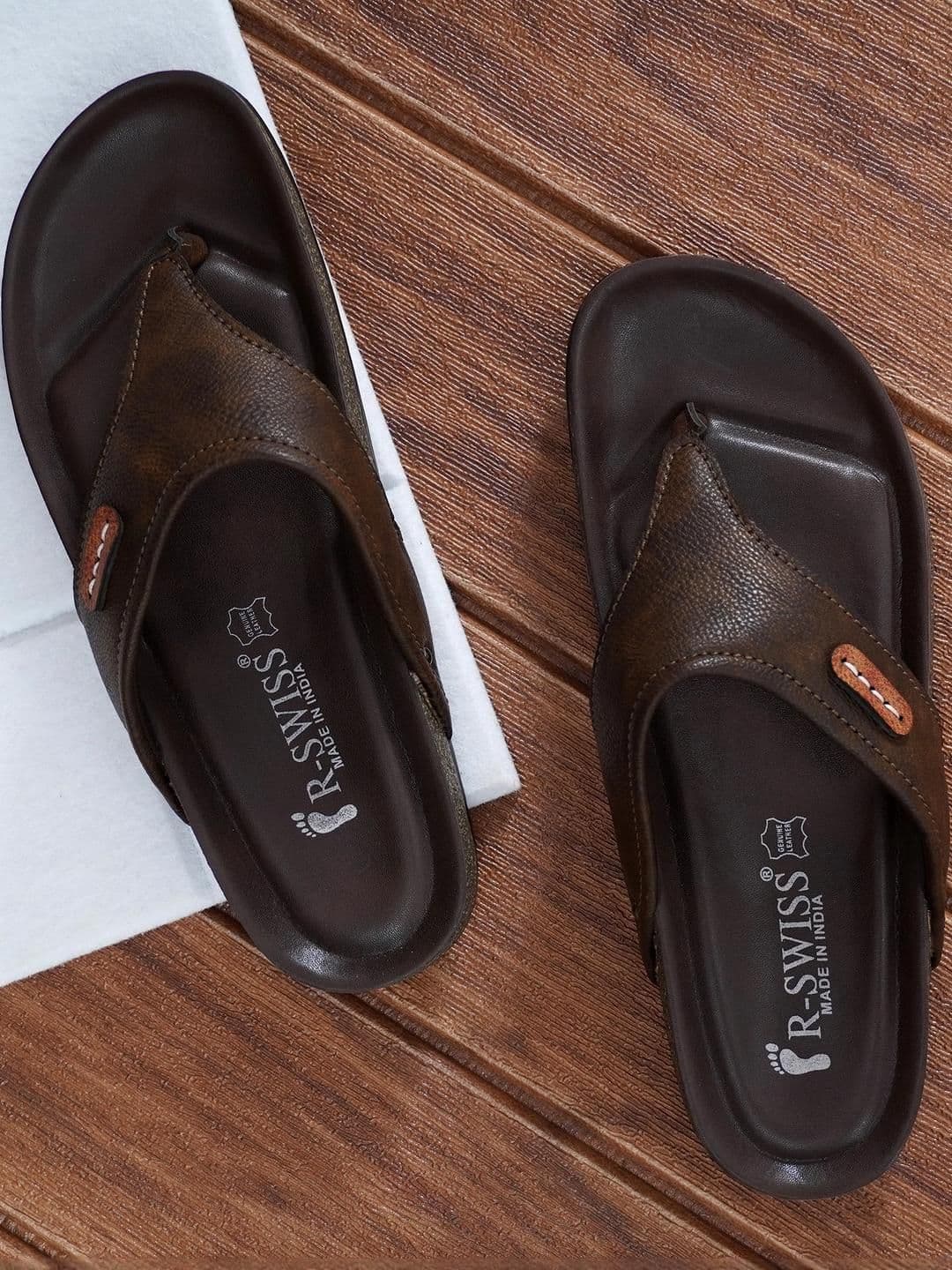 R-SWISS Men Brown Sandals - view 1