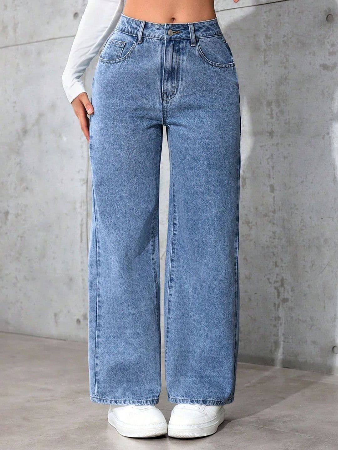 CHALODIA Women Comfort Wide Leg High-Rise Stretchable Jeans - view 1