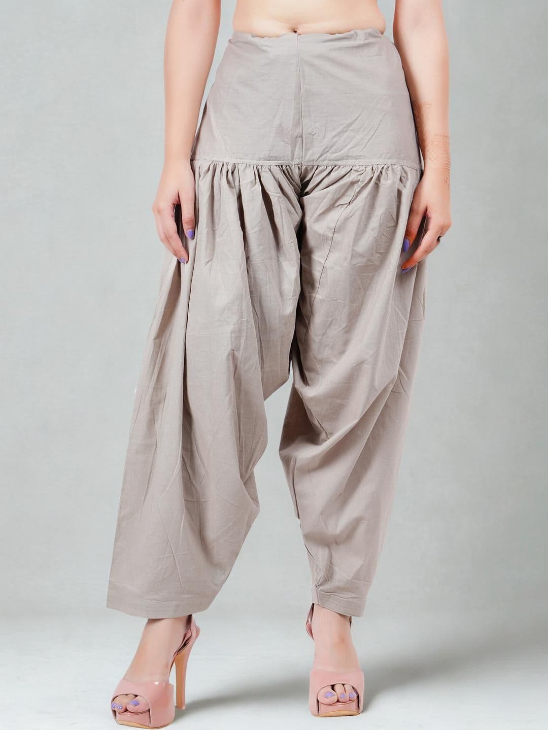 Mytrendzs Font Pure Cotton Pleated Patiala Salwar - view 1