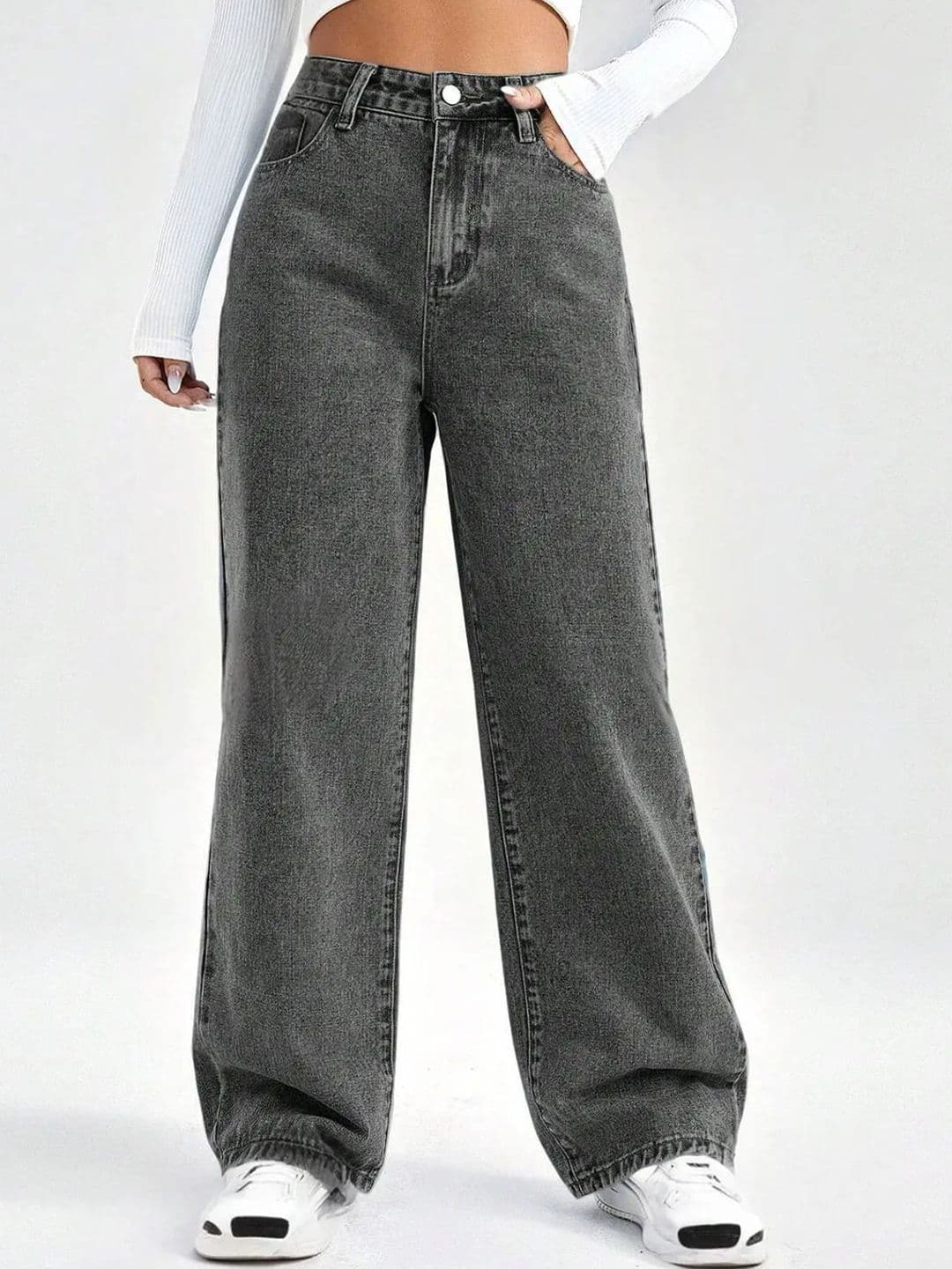 CHALODIA Women Comfort Baggy High-Rise Light Fade Stretchable Jeans - view 1