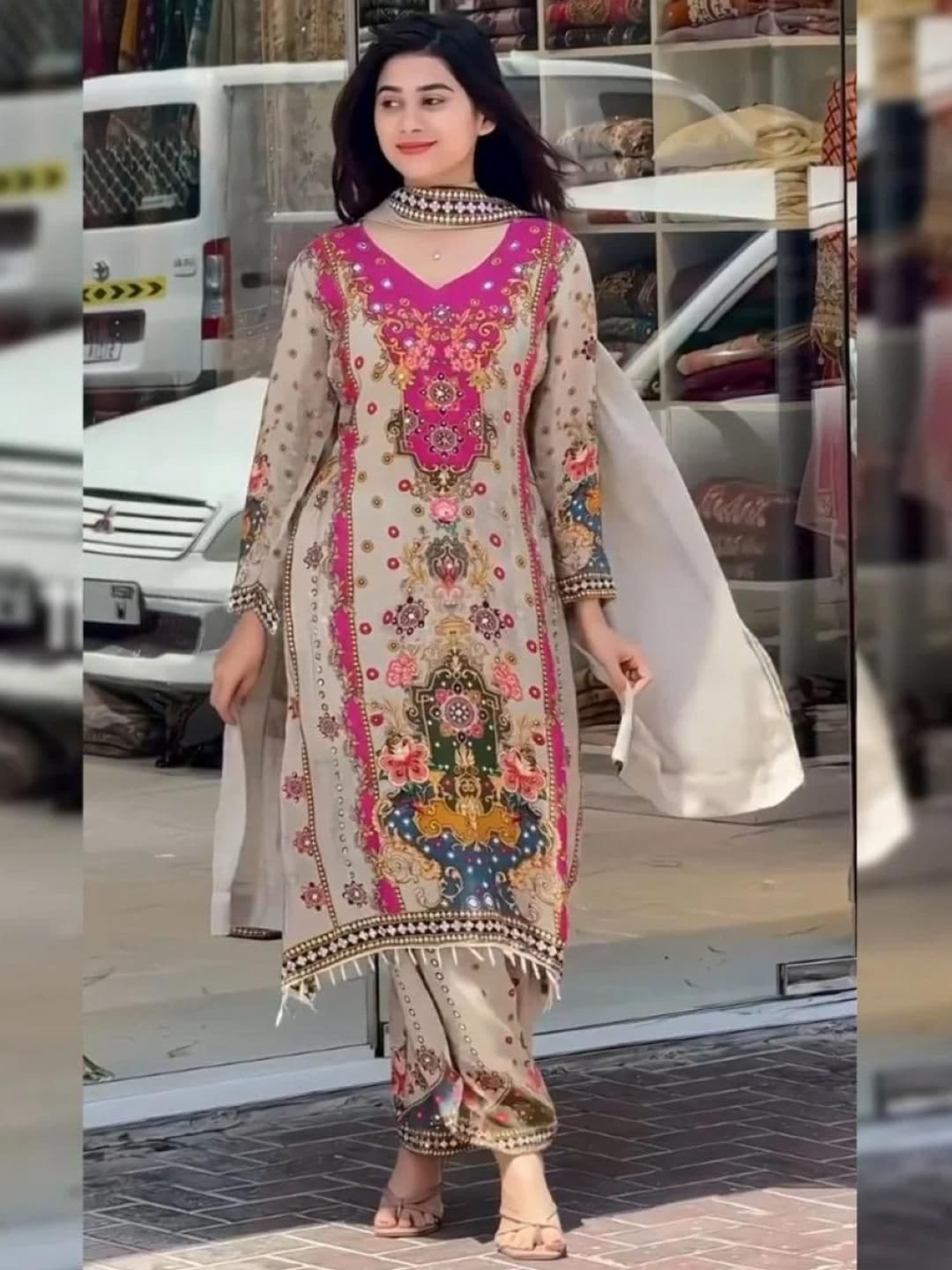 JAY NAGNATH FAB Women Cream Kurta Sets - view 1