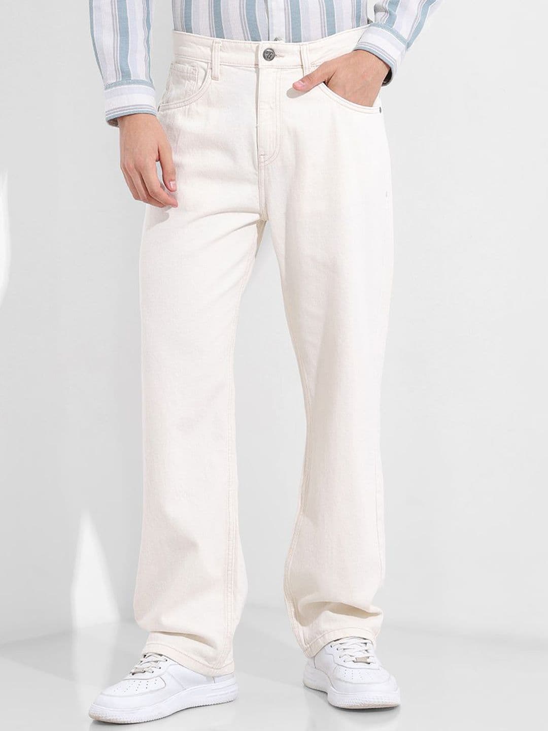 The Indian Garage Co Men Cotton Relaxed Fit Mid-Rise Jeans - view 1