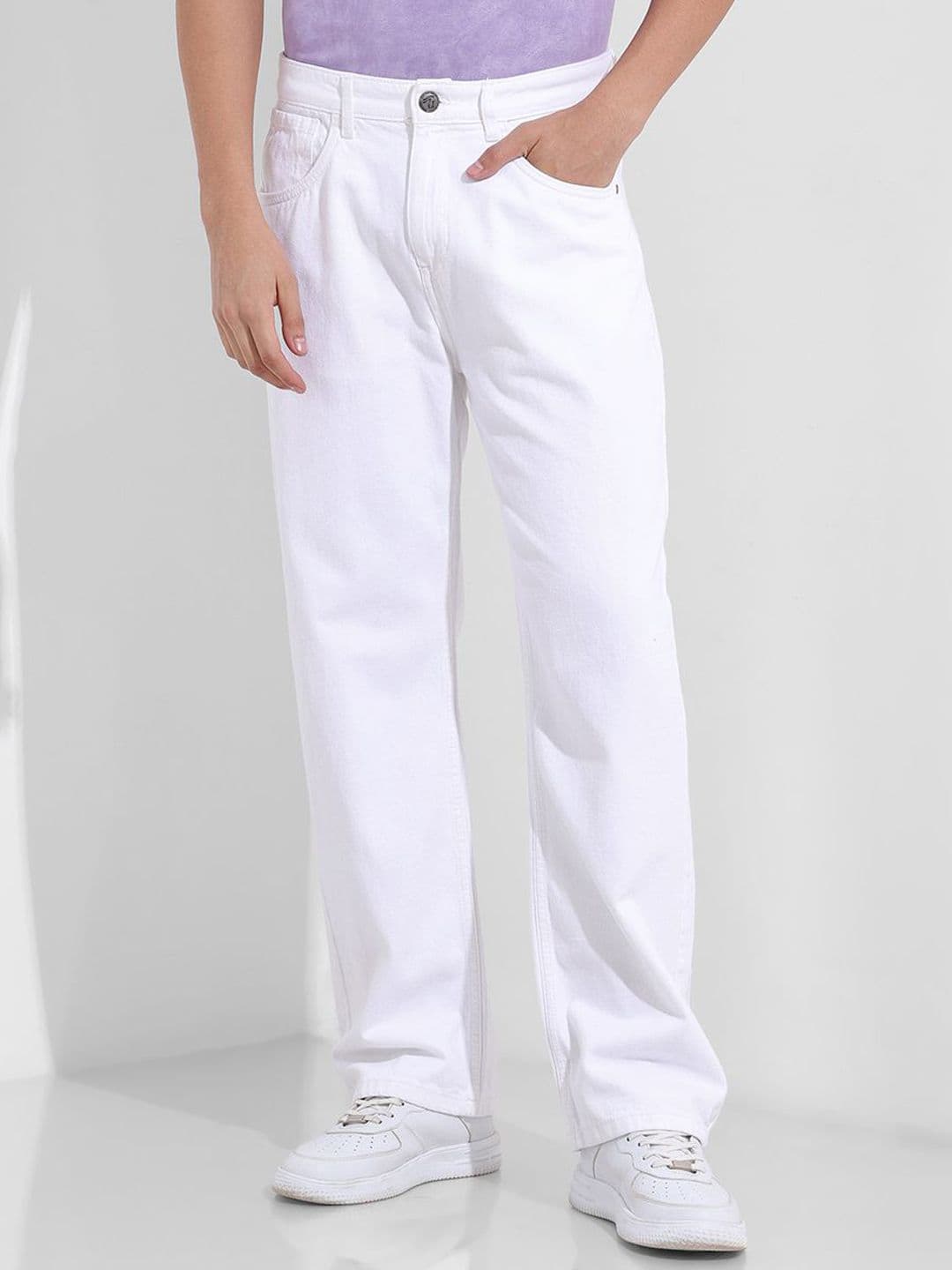 The Indian Garage Co Men Relaxed Fit Mid-Rise Cotton Jeans - view 1