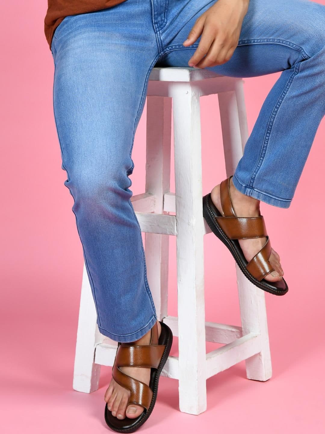 STEPHORN Men Tan Sandals - view 1