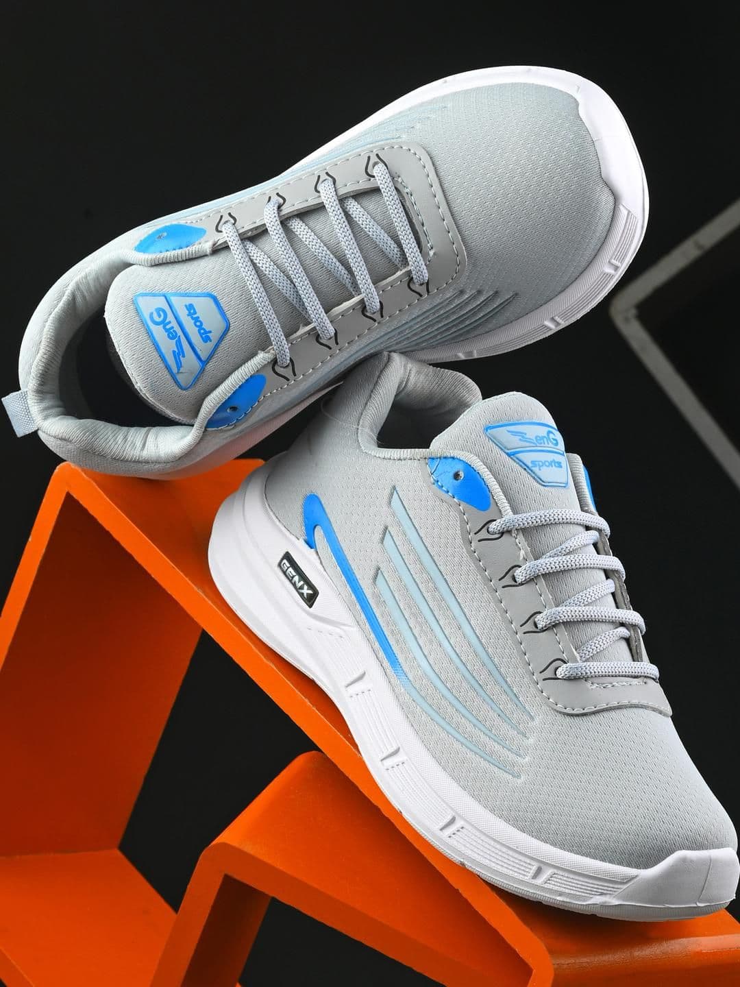 ZENG Men Mesh Running Non-Marking Shoes - view 1
