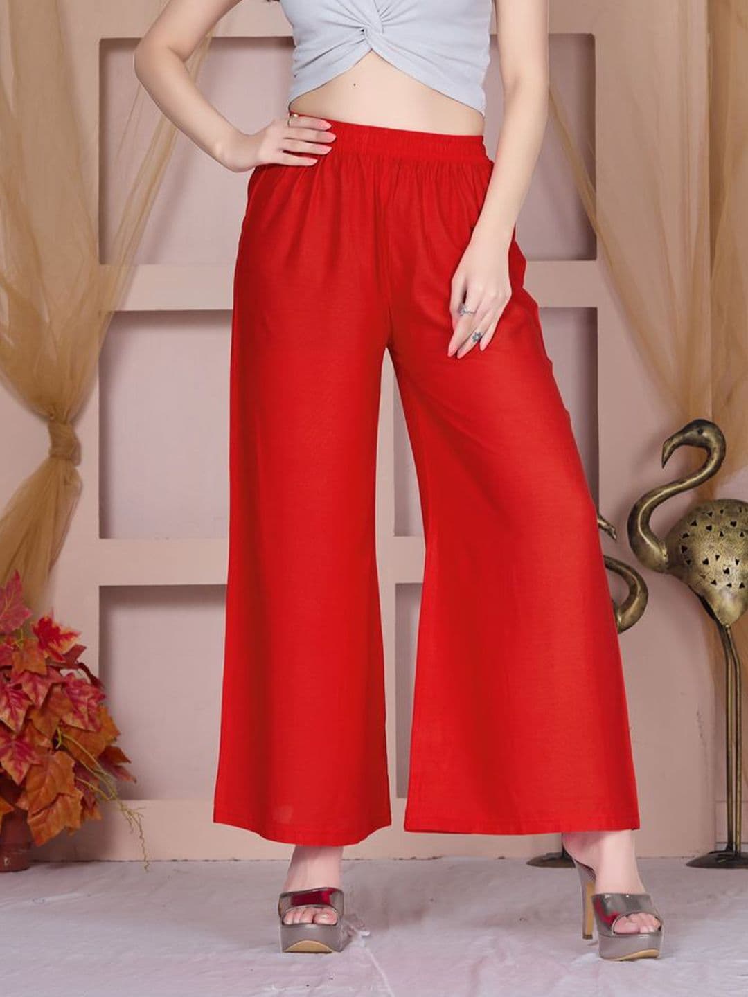 Vivika Women Slip-On Flared Palazzos - view 1
