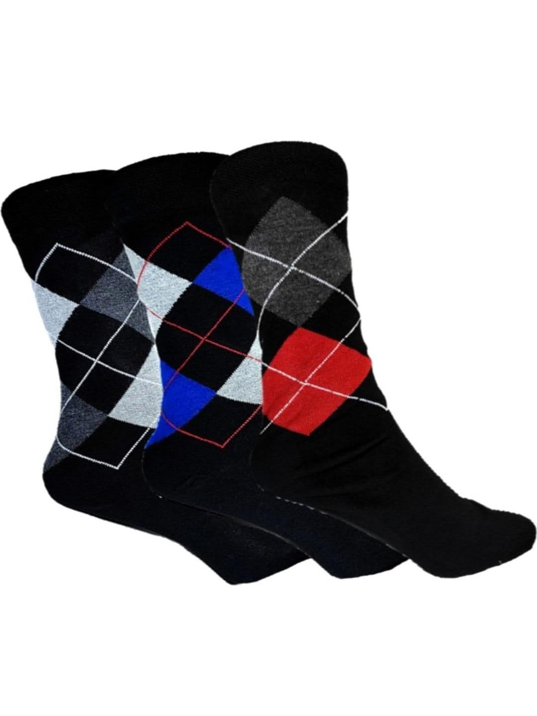 VOICI Pack of 3 Calf Length Formal Socks - view 1
