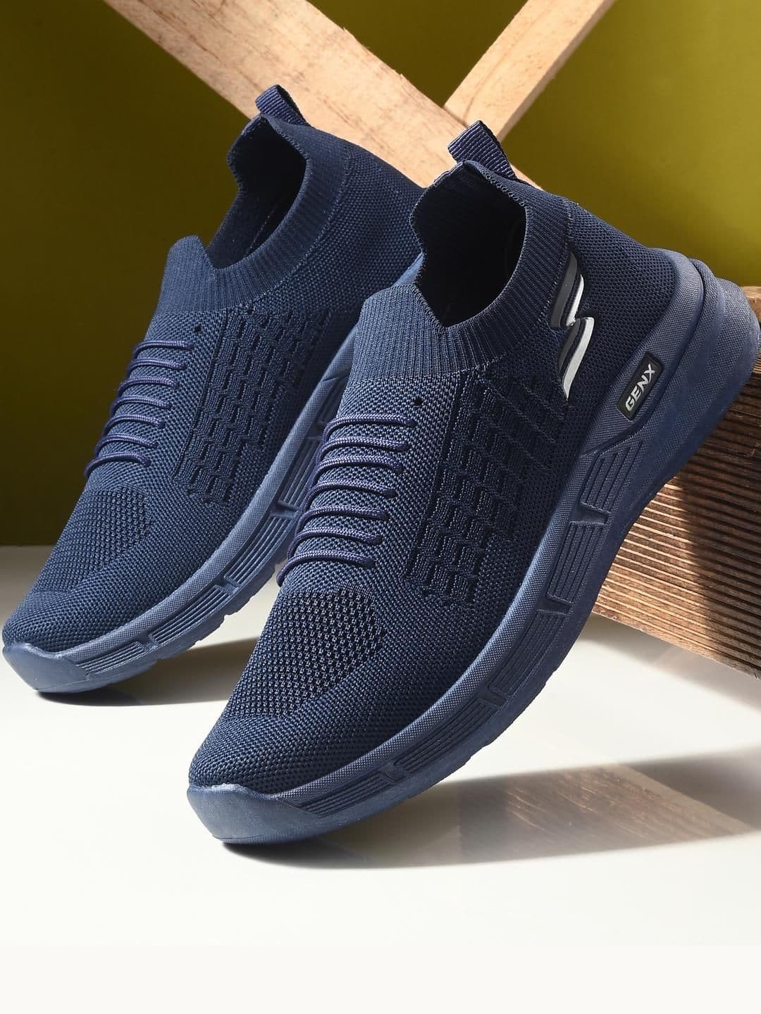 ZENG Men Blue Sports Shoes - view 1