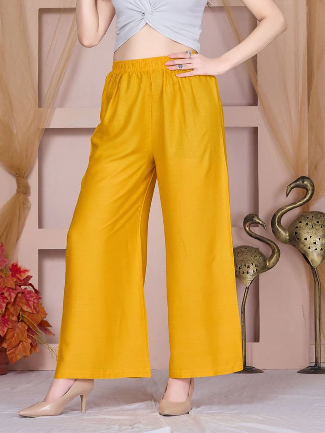 Vivika Women Relaxed Fit Flared Palazzos With Pockets - view 1