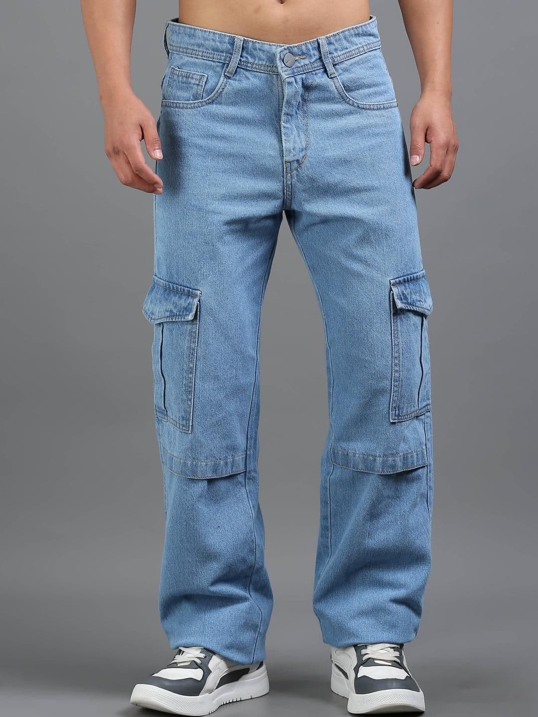 Kolor Fusion Men Loose Mid-Rise Jeans