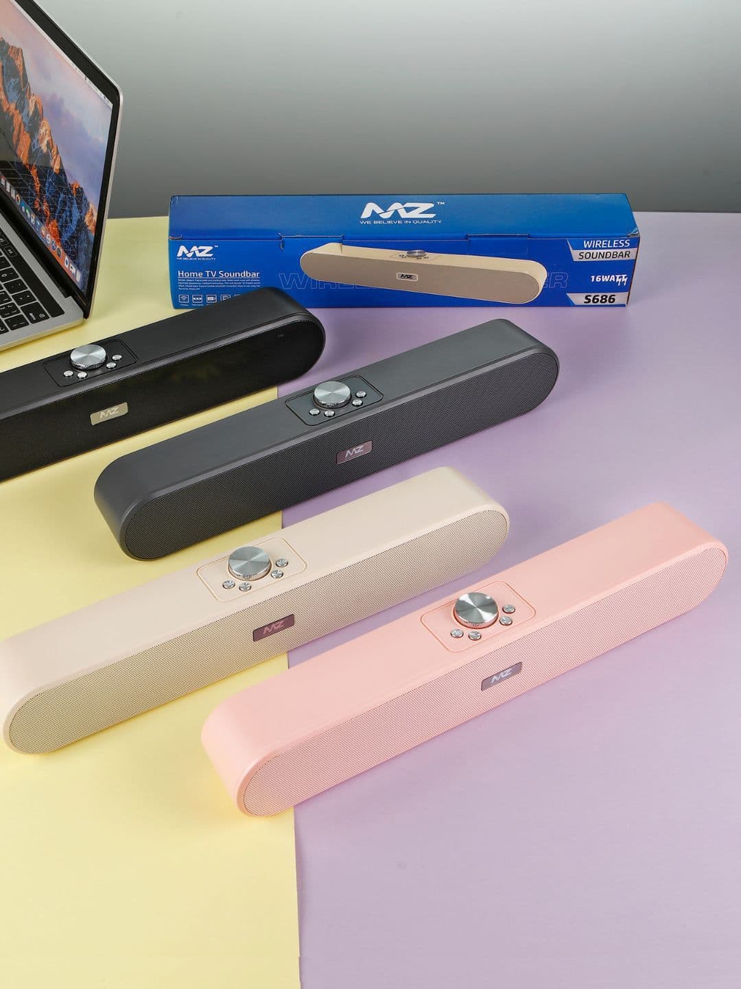 MZ S686 Dynamic Thunder Sound & High Bass 16W Power & 1800mAh Battery
Speaker