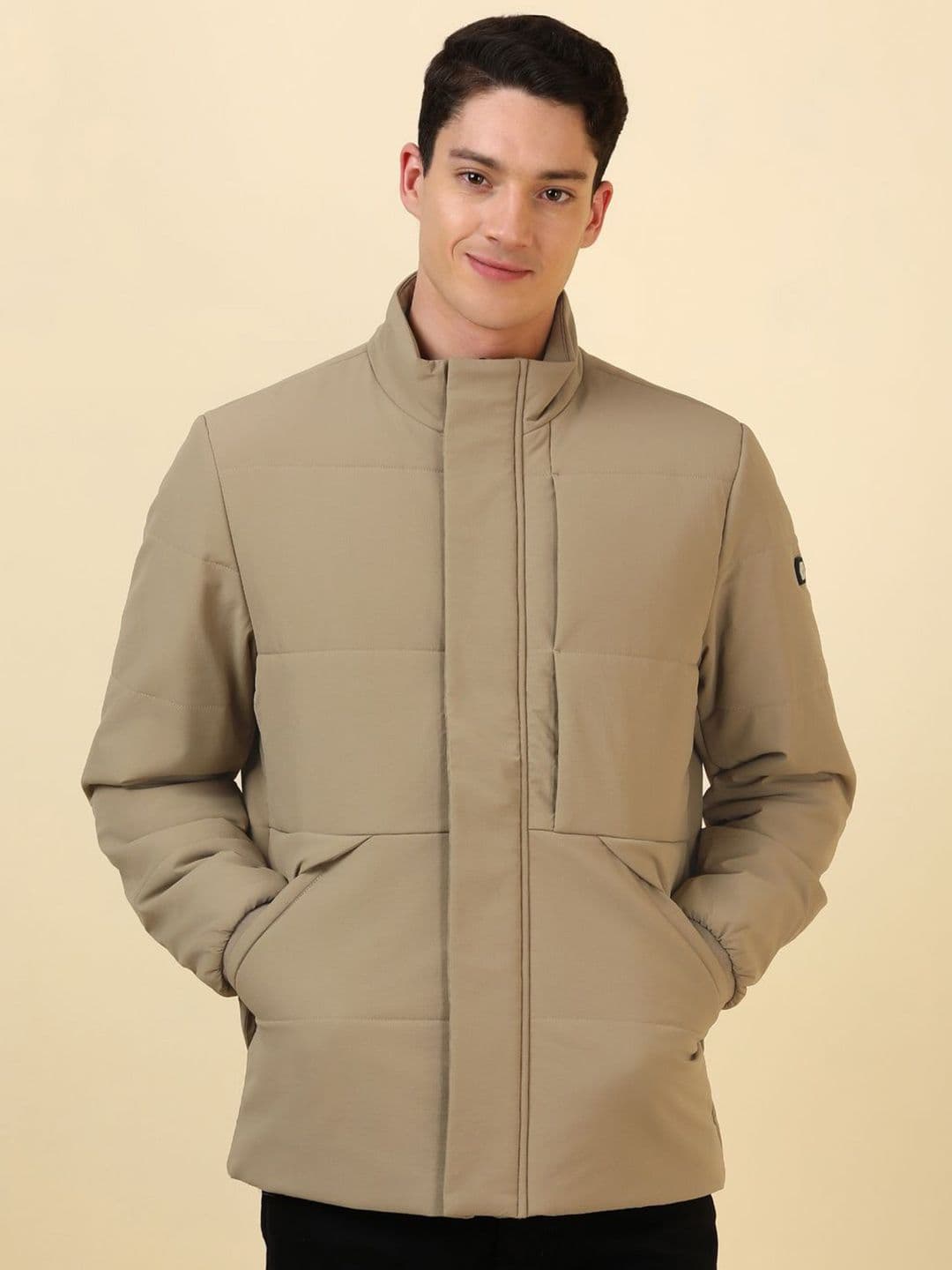 Allen Solly Mock Collar Open Front Jacket - view 1