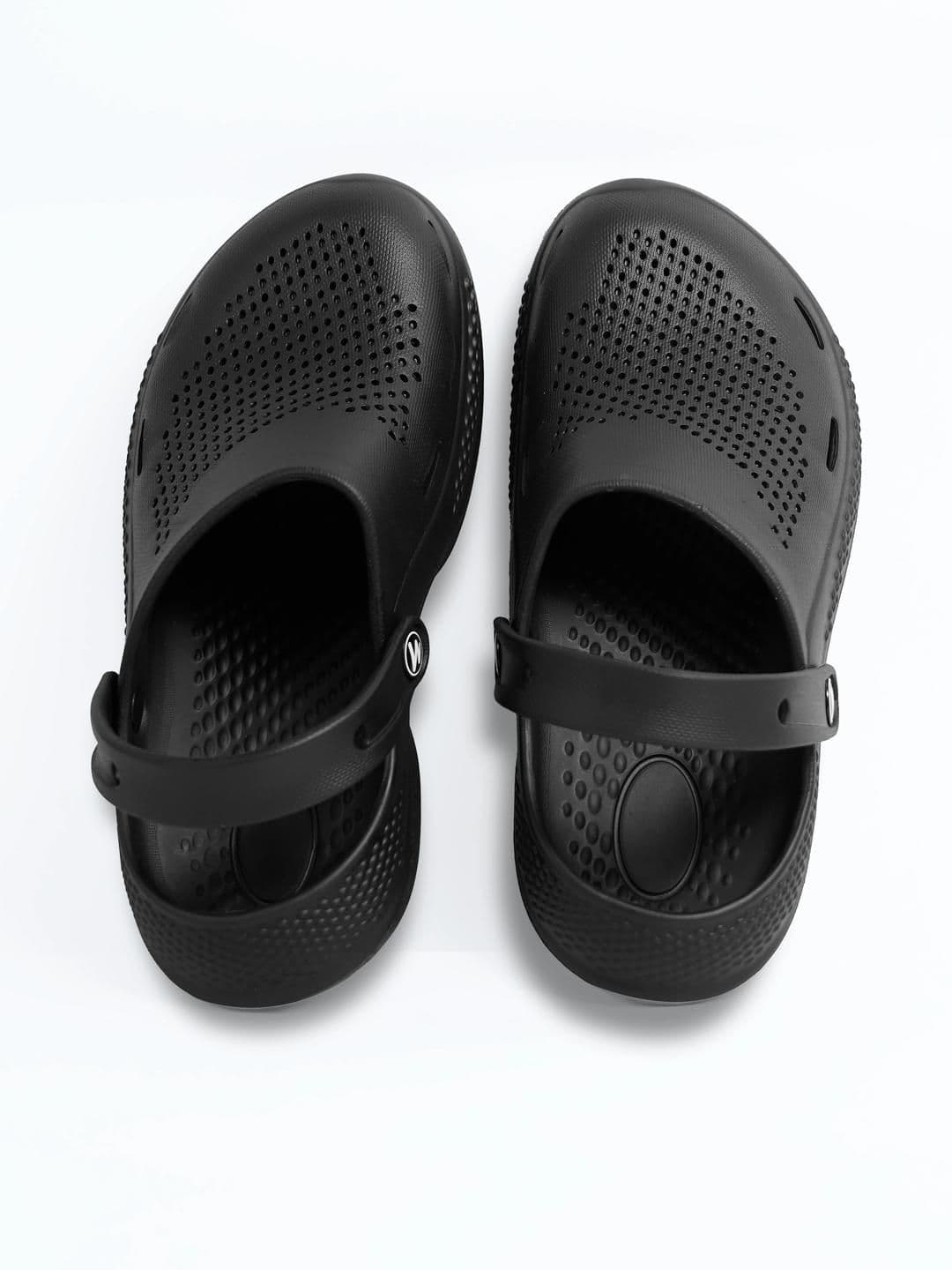 WAALK Men Black EVA Flip Flops - view 1