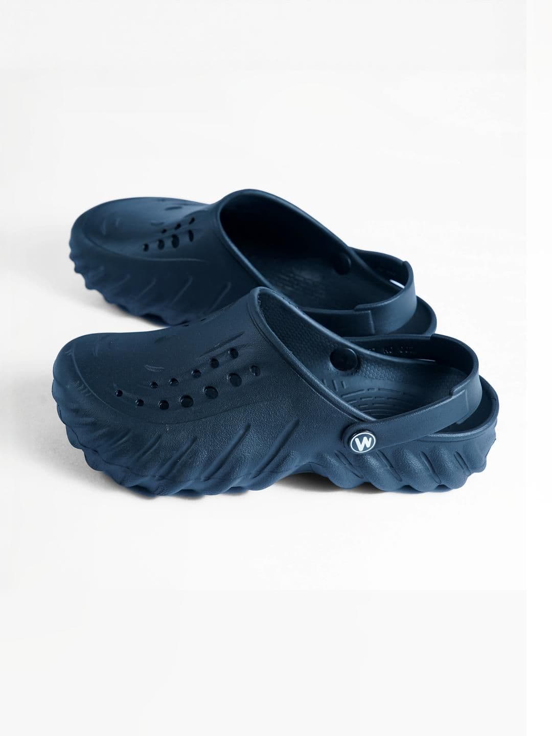 WAALK Men Navy Blue EVA Flip Flops - view 1