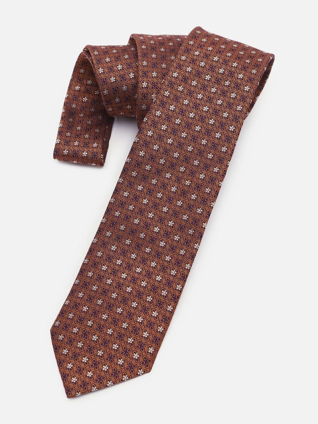 Van Heusen Men Embroidered Skinny Tie - view 1