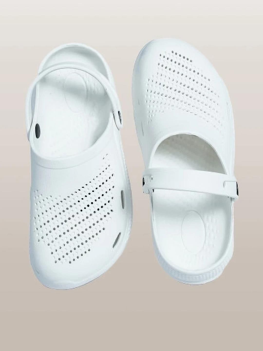 WAALK Men White EVA Flip Flops - view 1