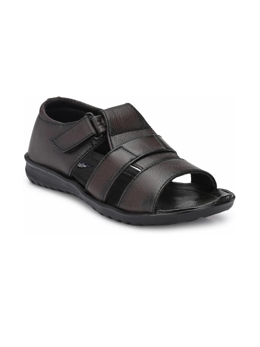 Browalk Men Brown Synthetic Leather Sandals - view 1