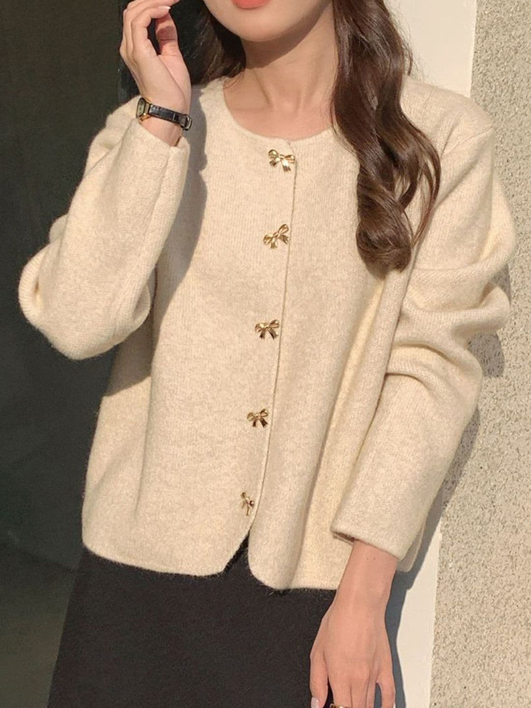DressBerry Women Round Neck Cardigan - view 1