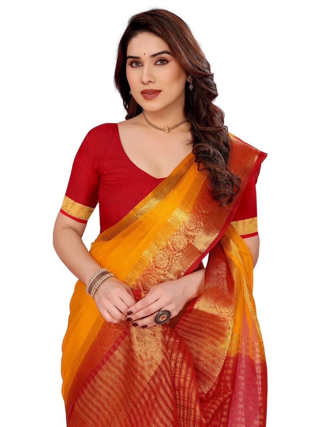 Moda Rapido Woven Design Zari Saree - view 1