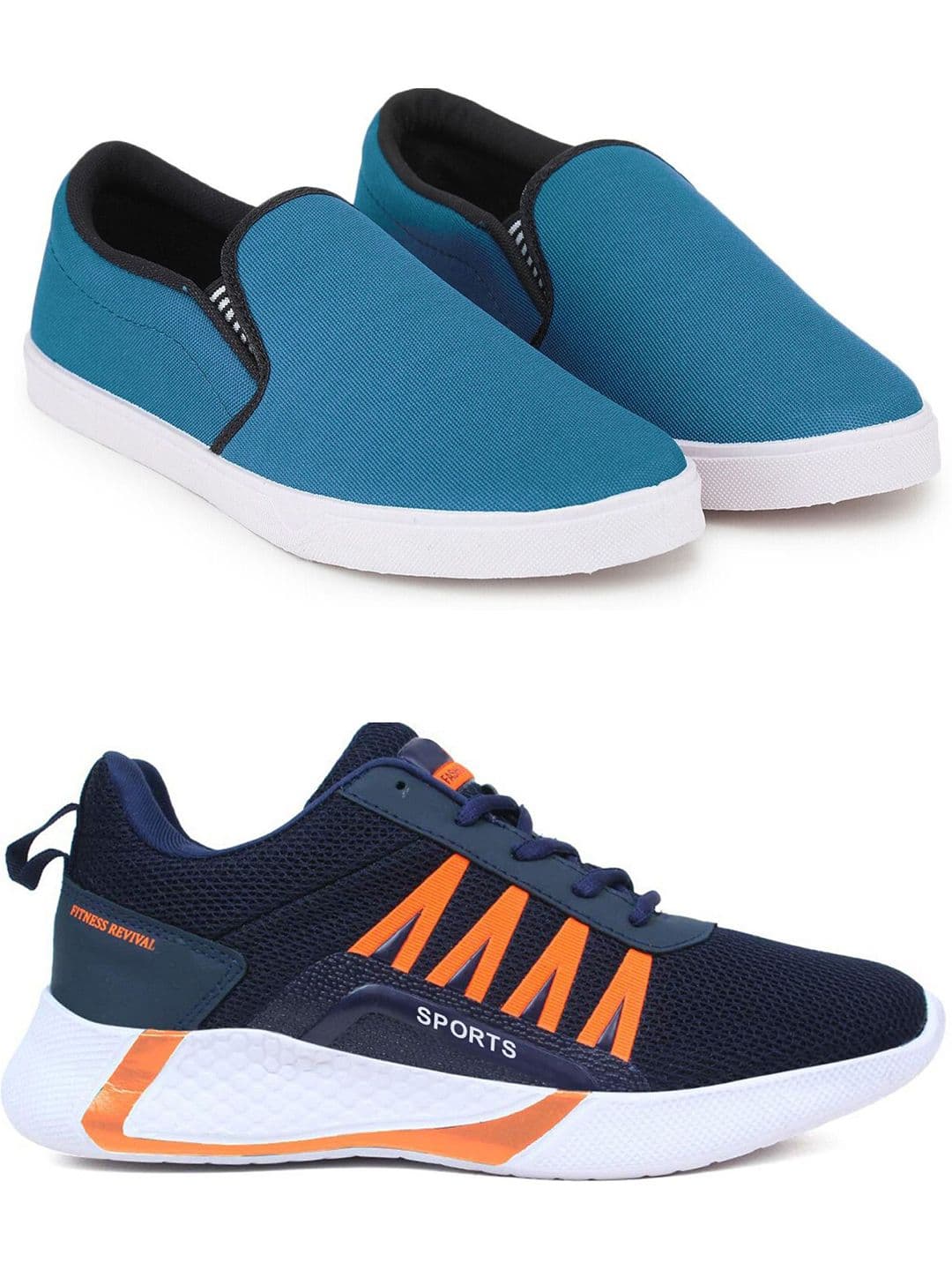 Spotwalk Set Of 2 Men Running Sports Shoes - view 1