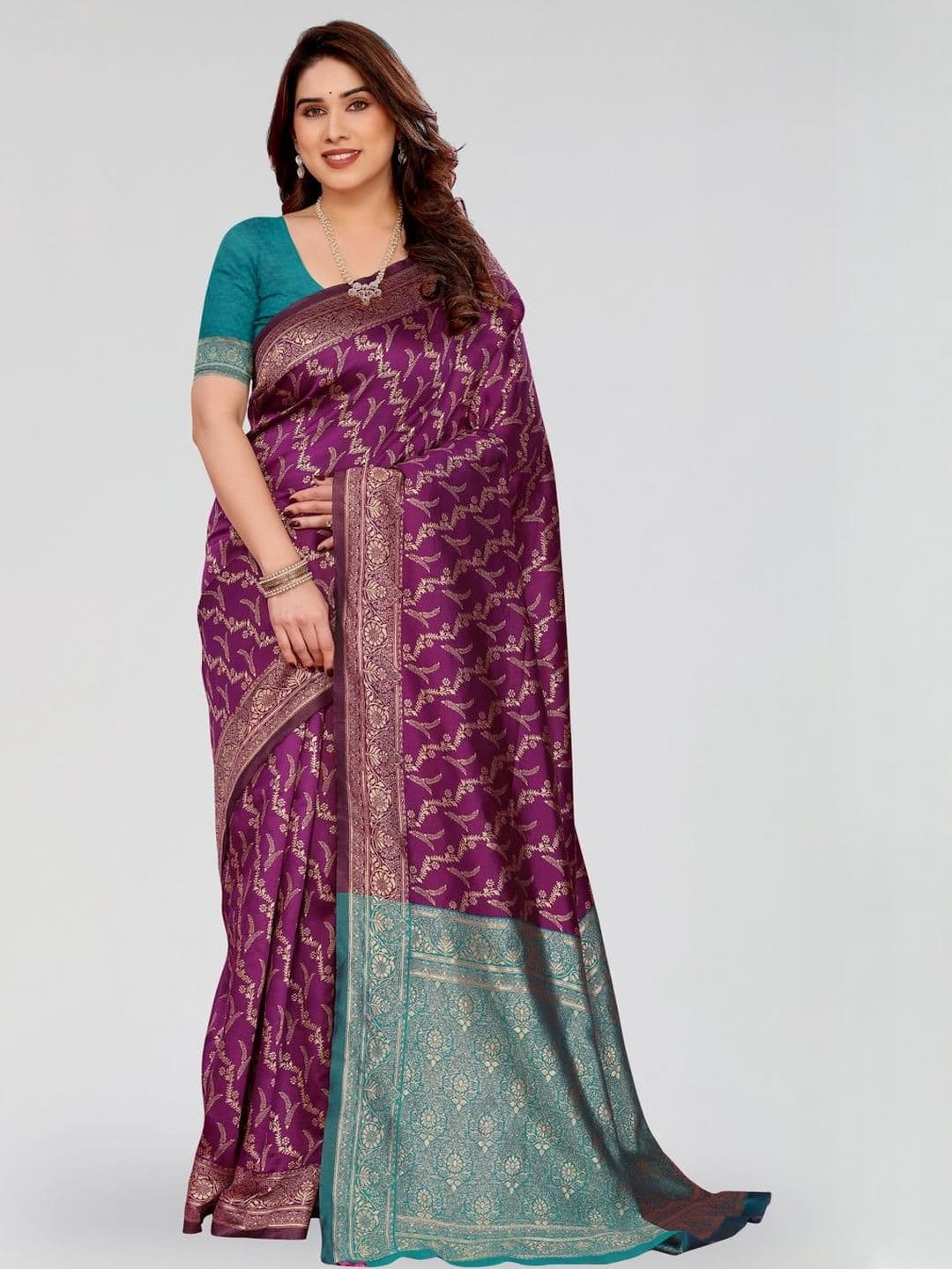 Moda Rapido Woven Design Zari Saree - view 1
