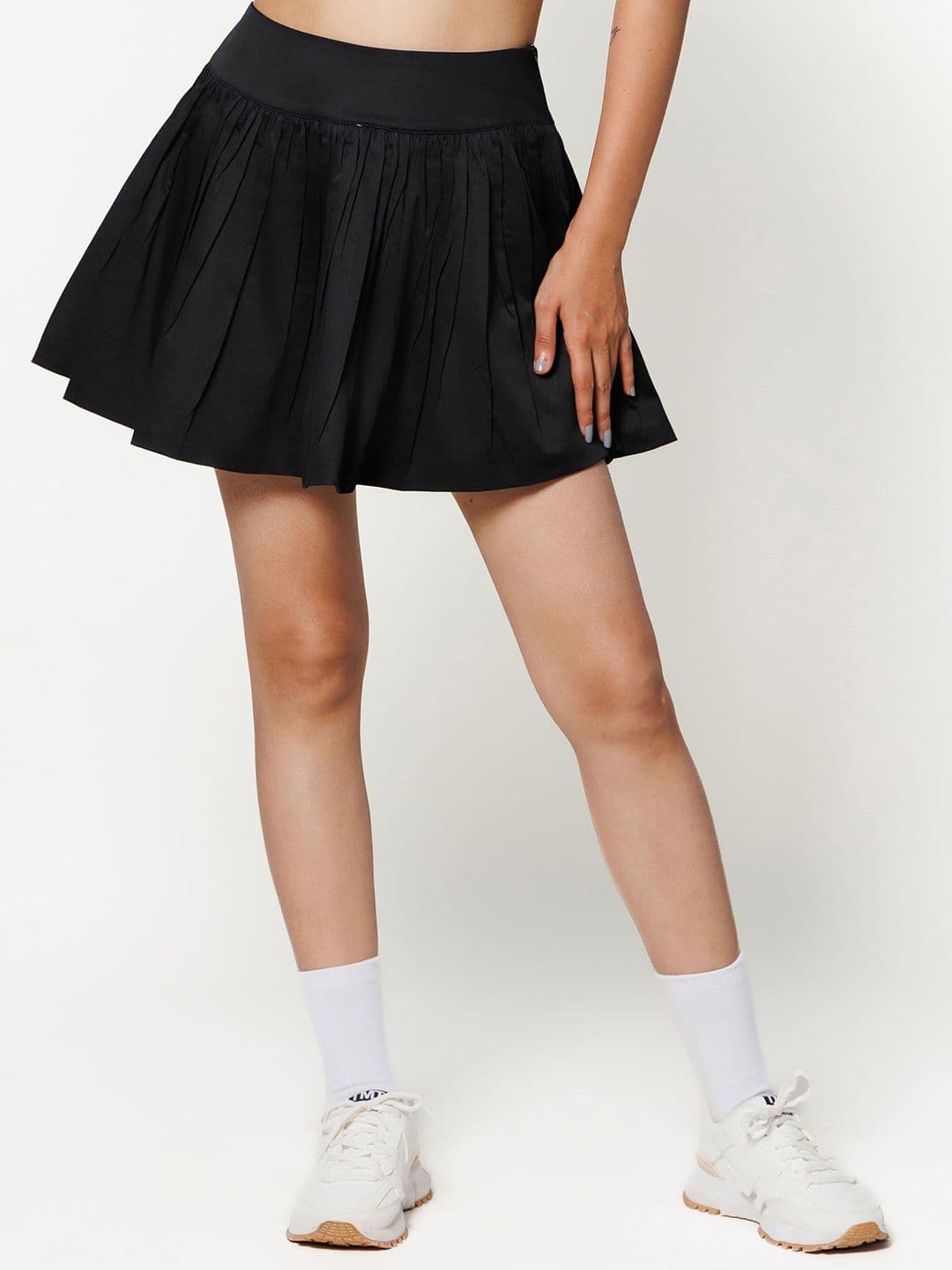 Zwankee Women Mid Rise Mini Flared Skirt - view 1