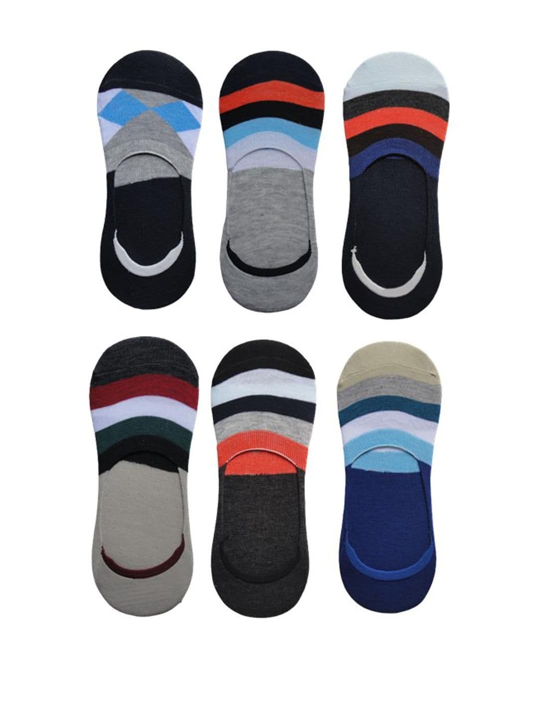 VOICI Pack Of 6 Unisex Loafer Socks - view 1