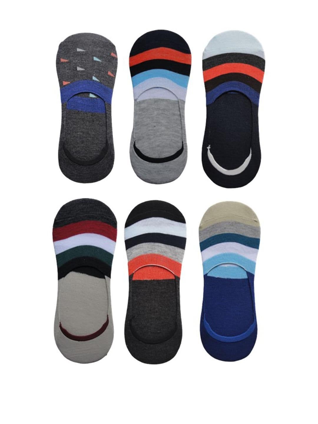 VOICI Set of 6 Loafer No-Show Socks - view 1