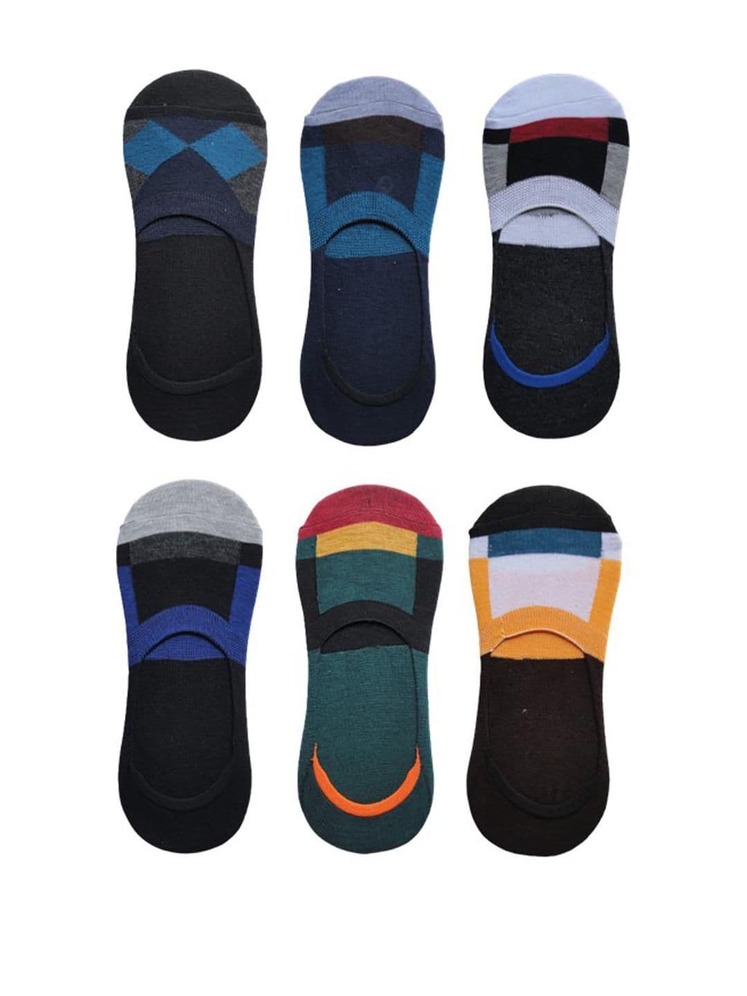 VOICI Set of 6 Loafer No-Show Socks - view 1