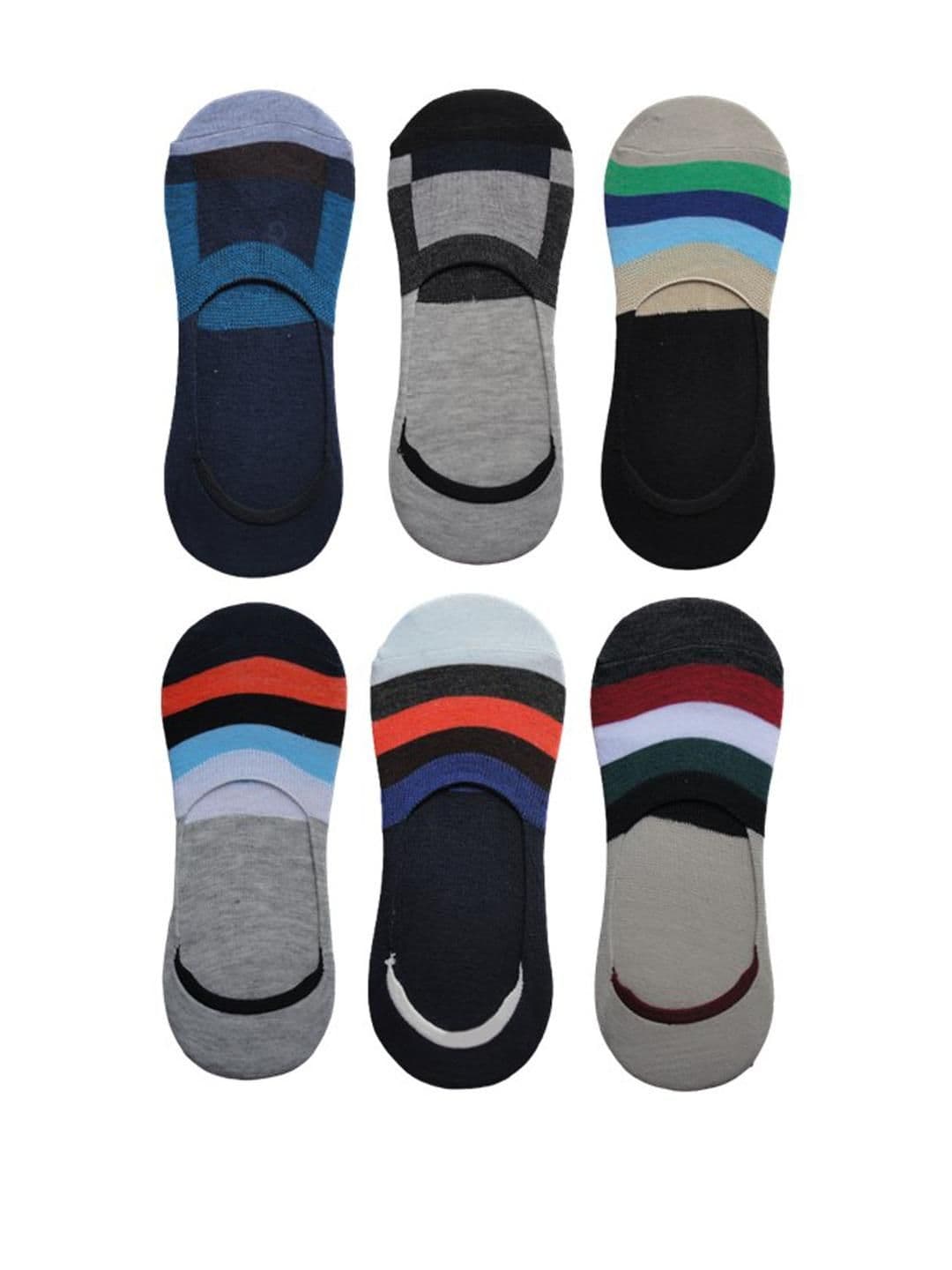 VOICI Loafer No-Show Invisible Socks Pack Of 6 - view 1