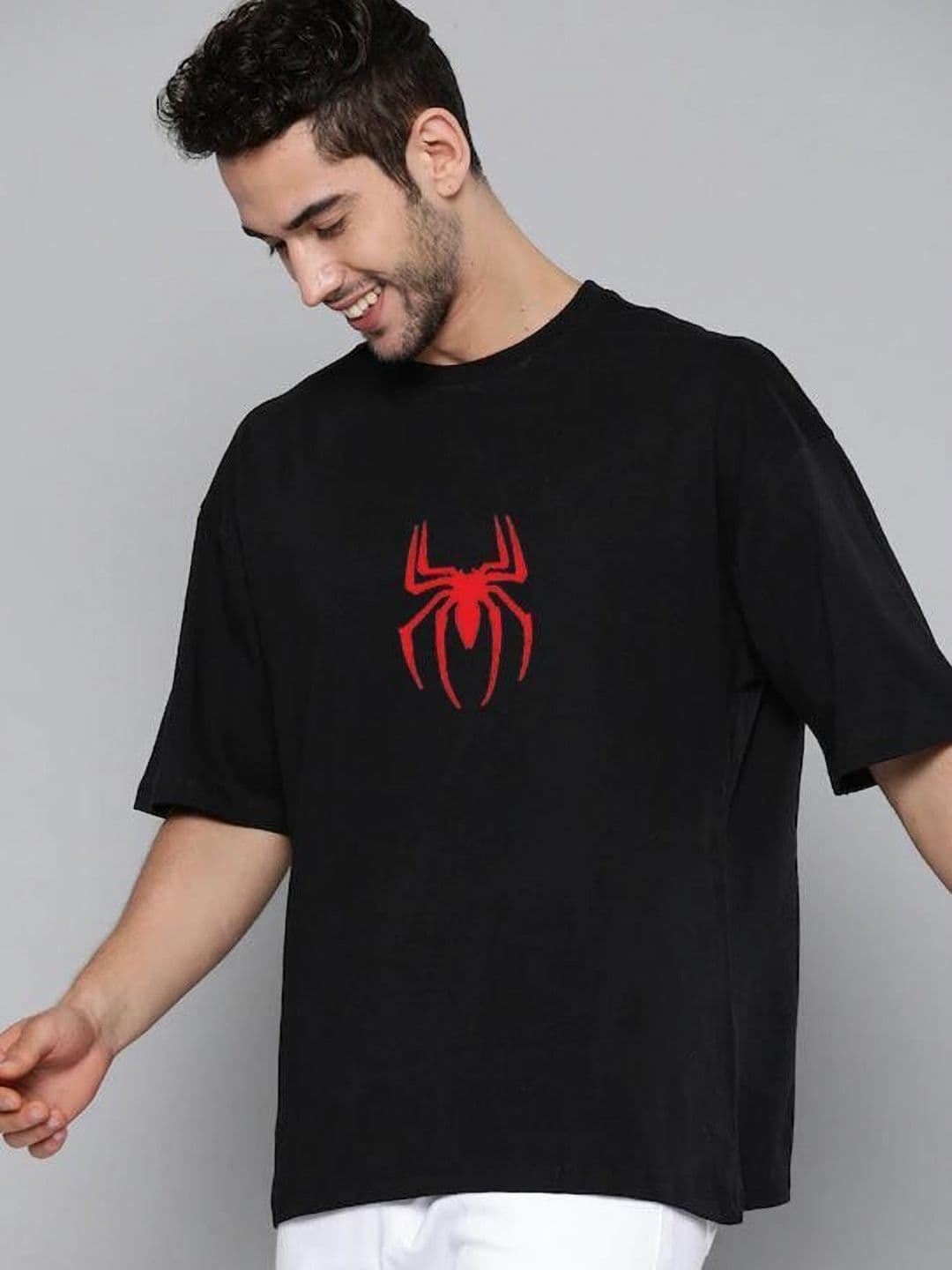 Organic Chics Men Spider-Man Graphic Relaxed Fit T-shirt - view 1