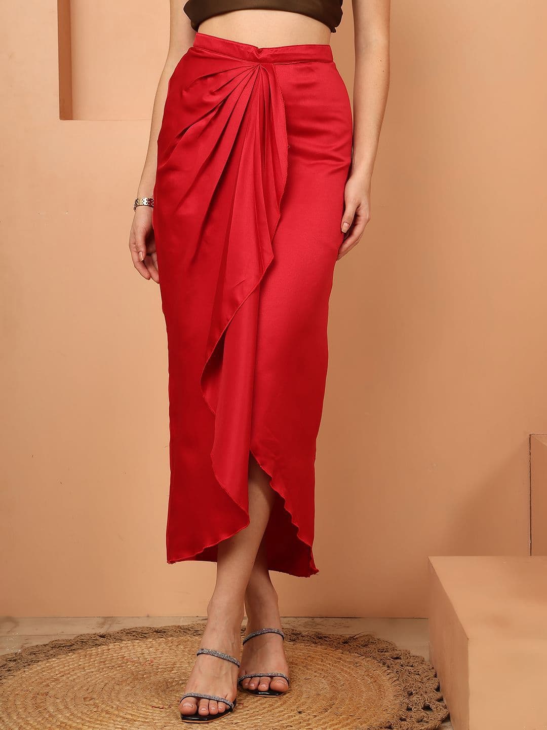 NEUDIS Wrap Midi Skirt - view 1