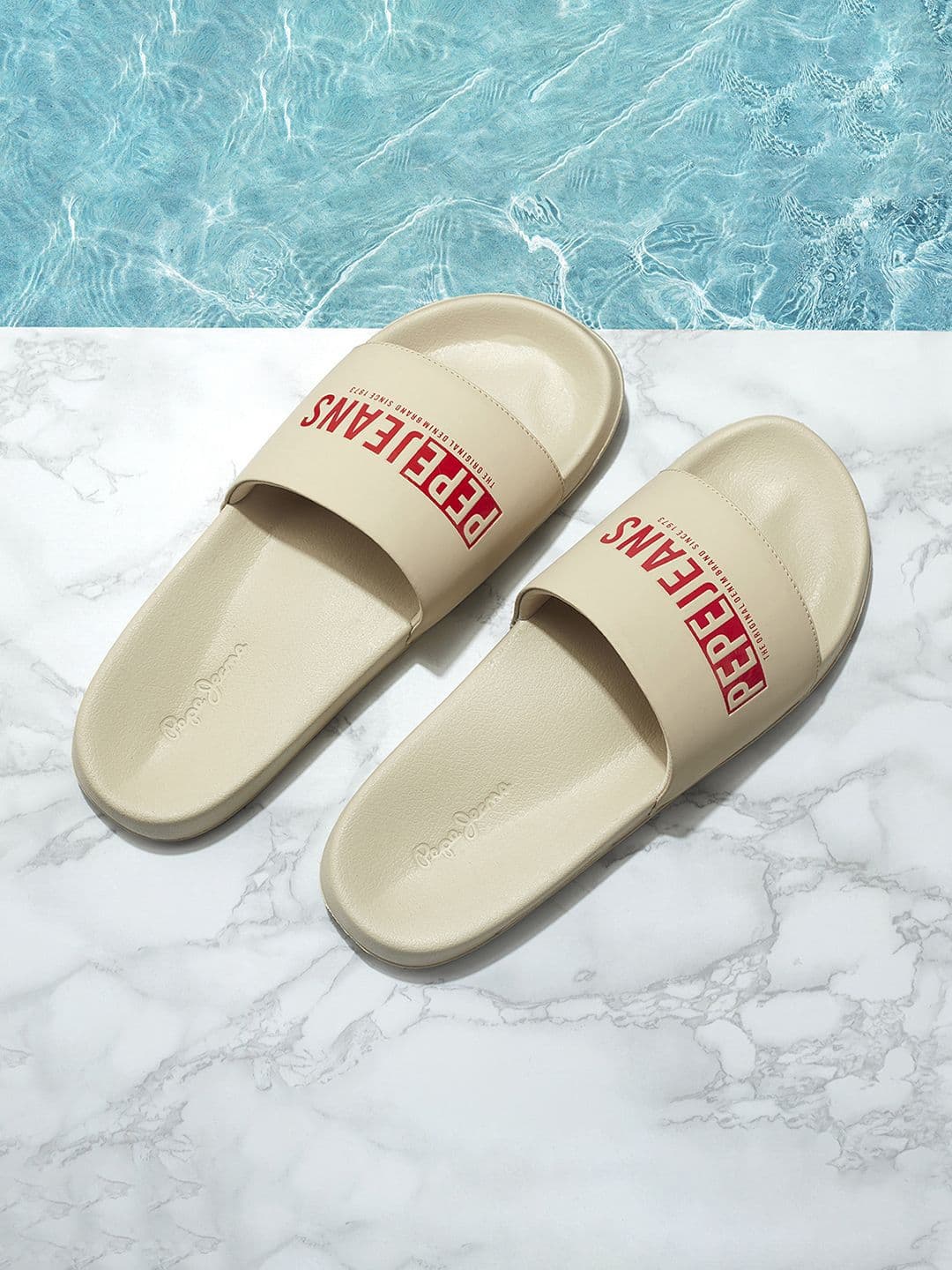 Pepe Jeans Men Printed Sliders - view 1